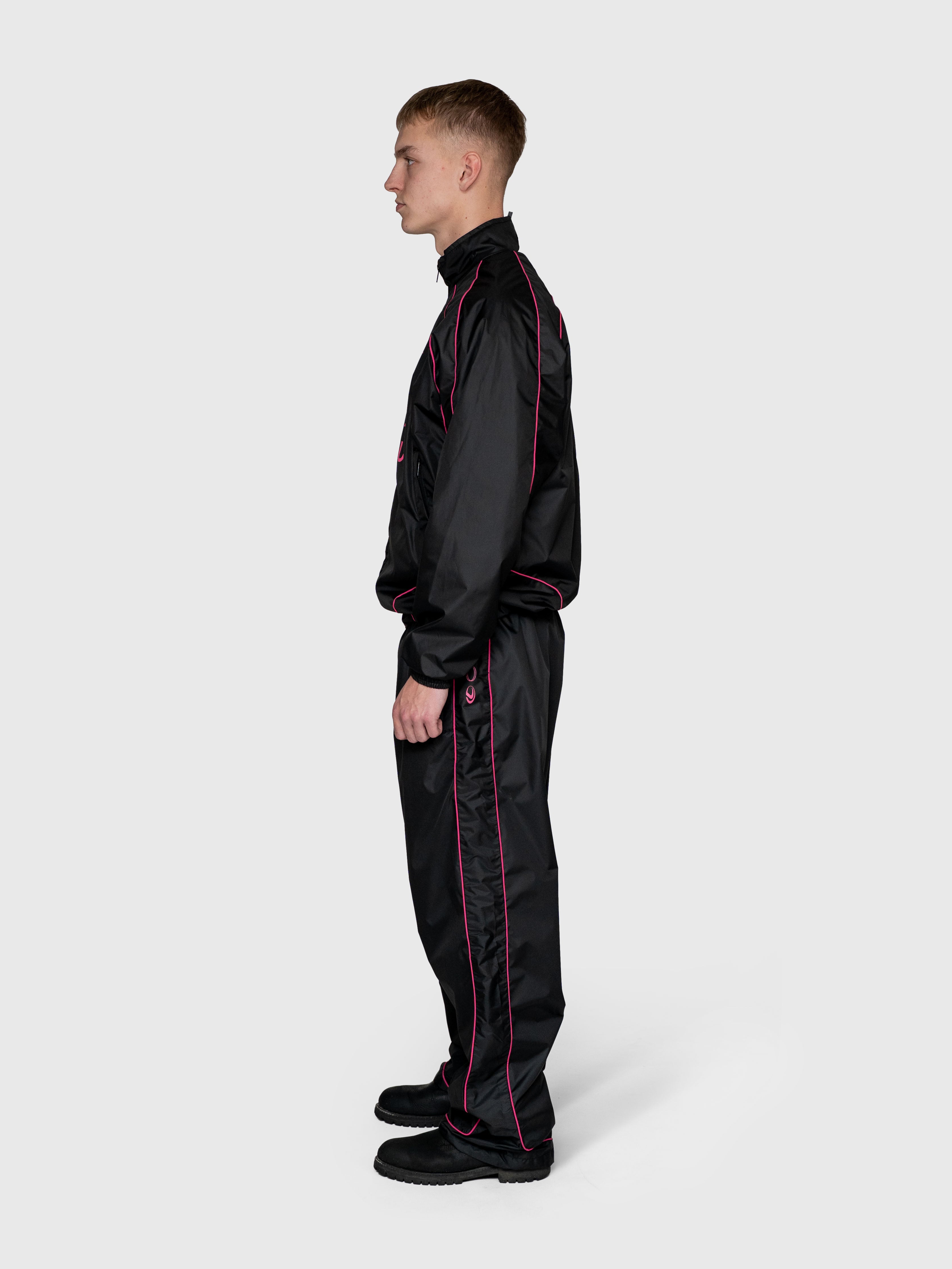 Dismissed Track Pants - Black/Pink