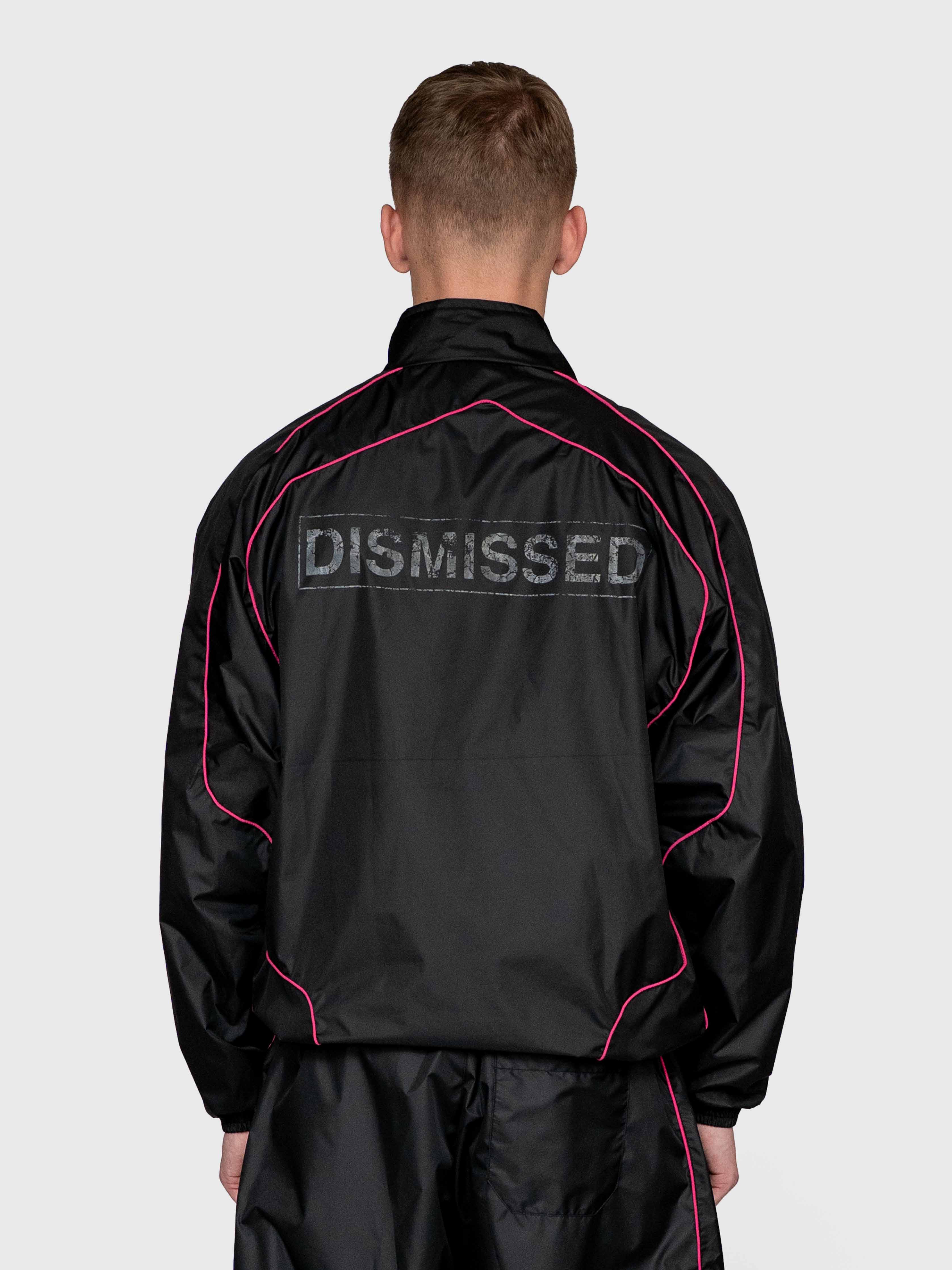 Dismissed Track Jacket - Black/Pink