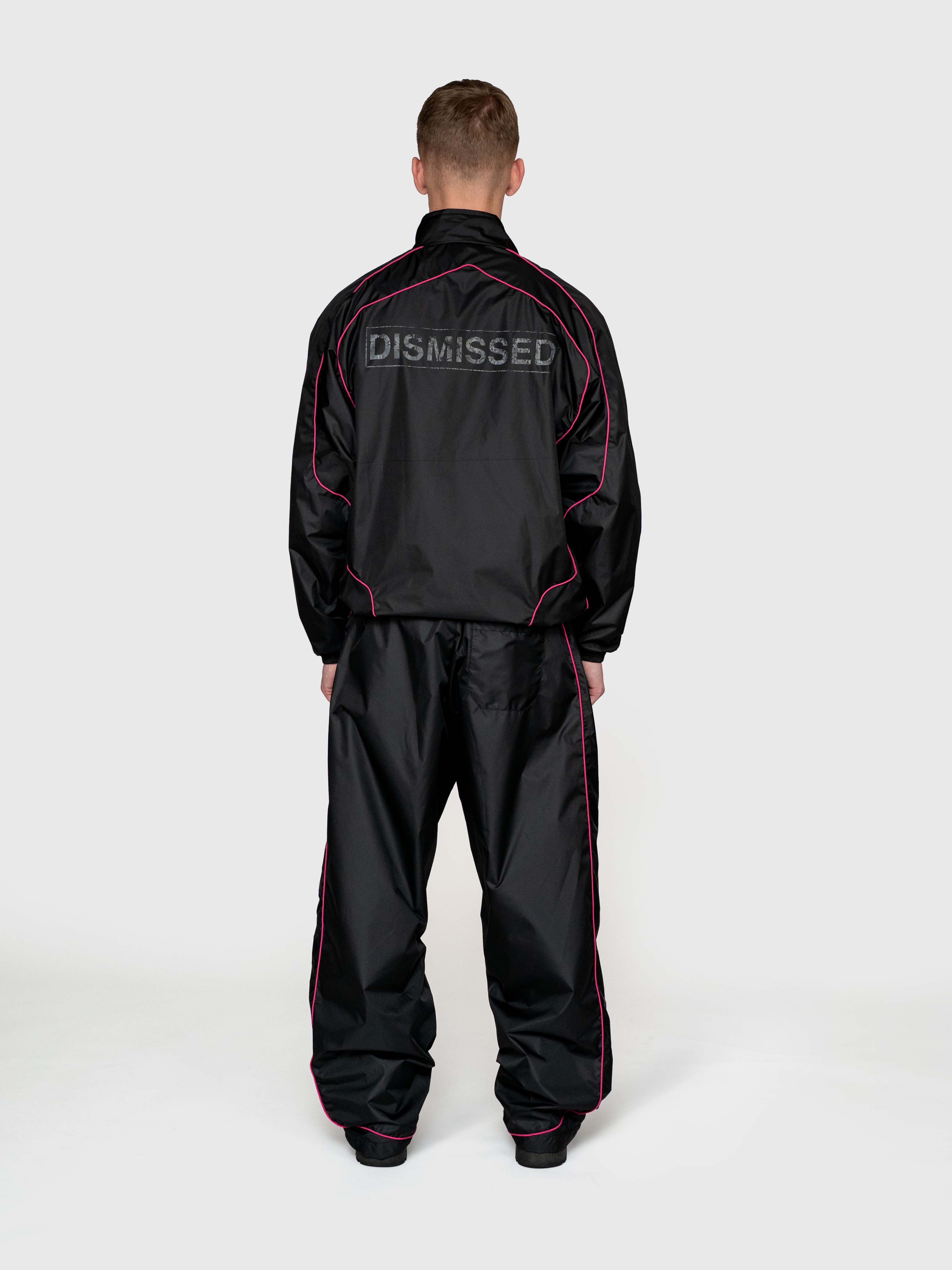 Dismissed Track Pants - Black/Pink