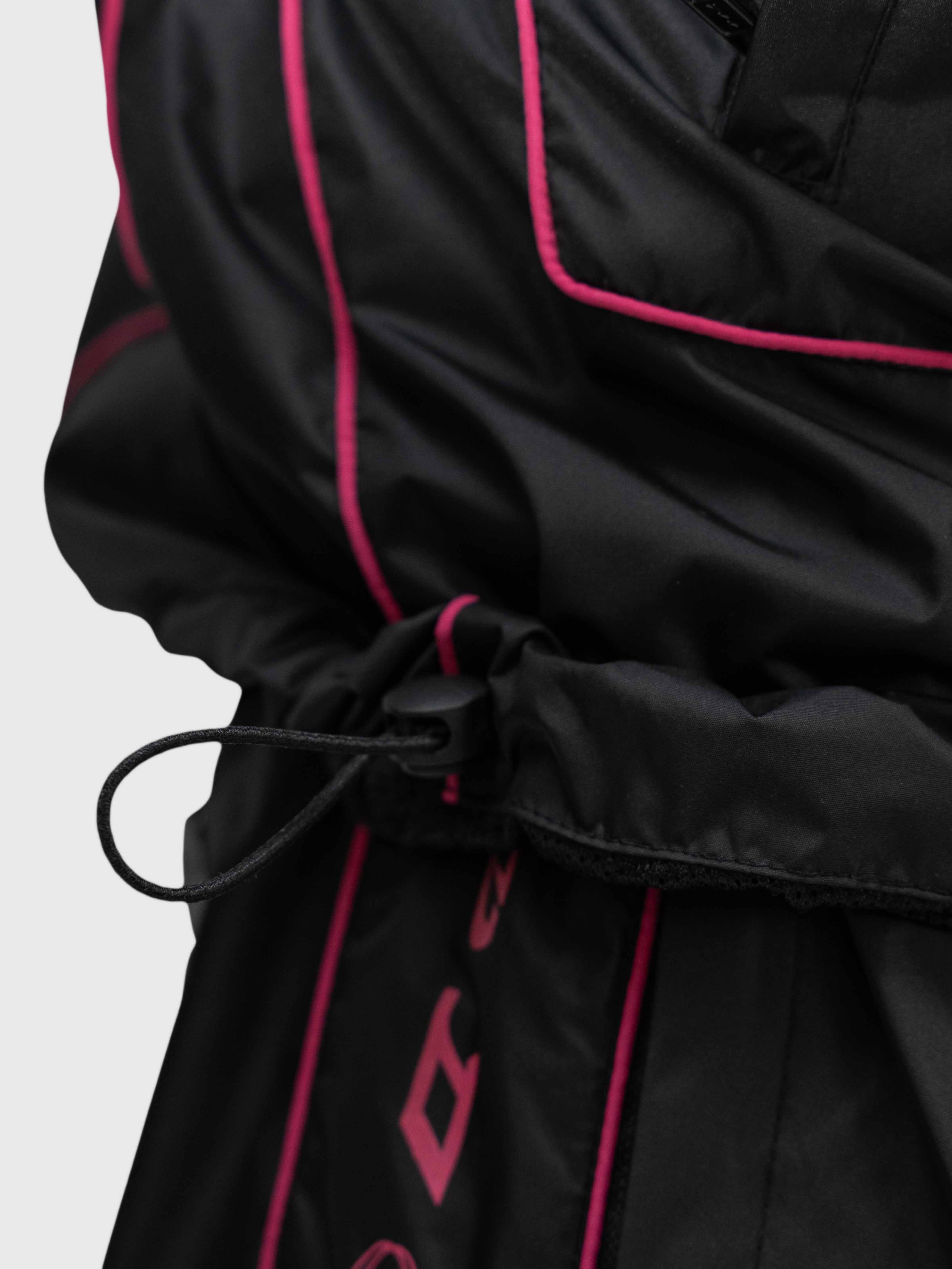 Dismissed Track Jacket - Black/Pink