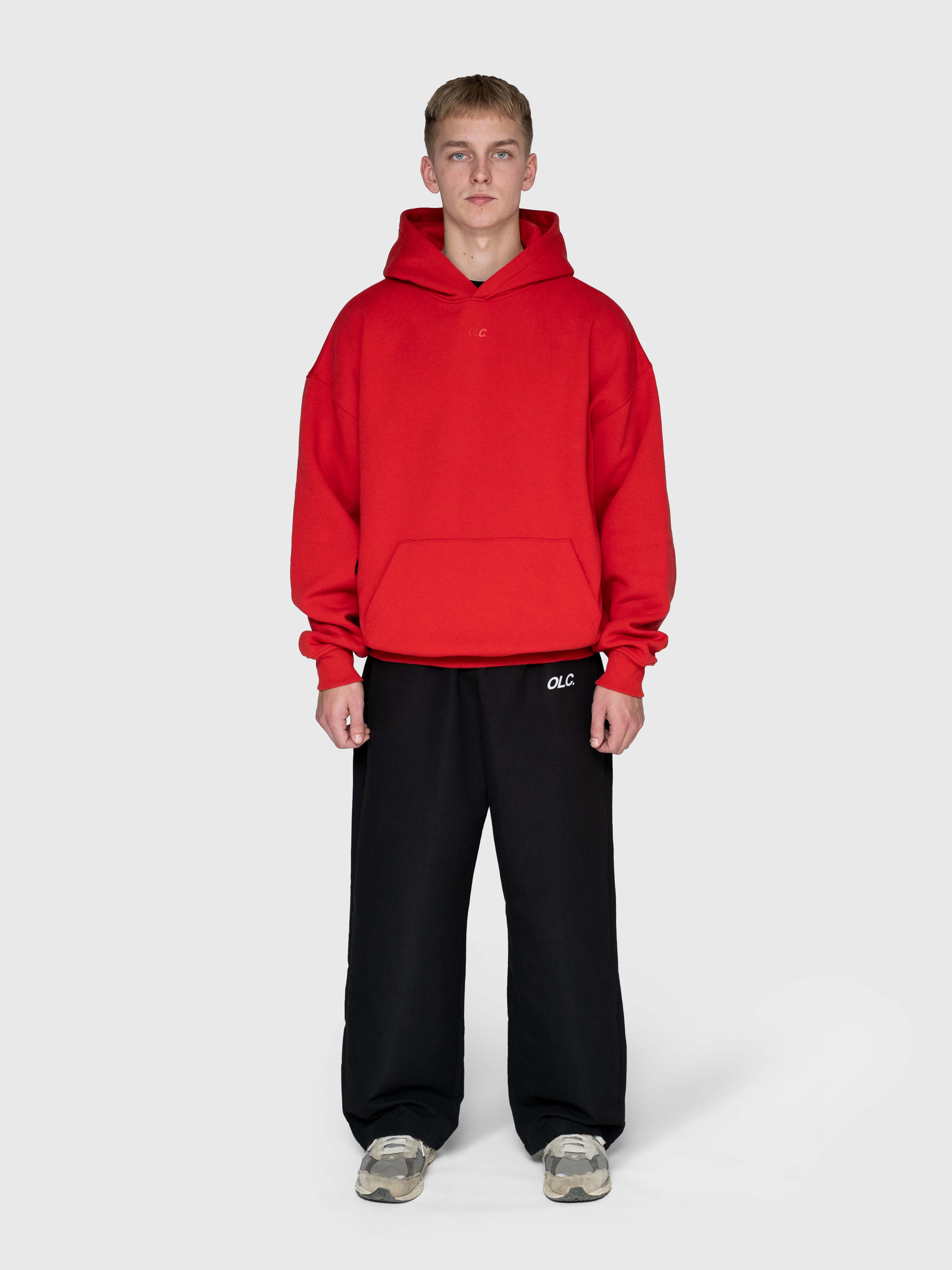 Confidence Hoodie - Red/White