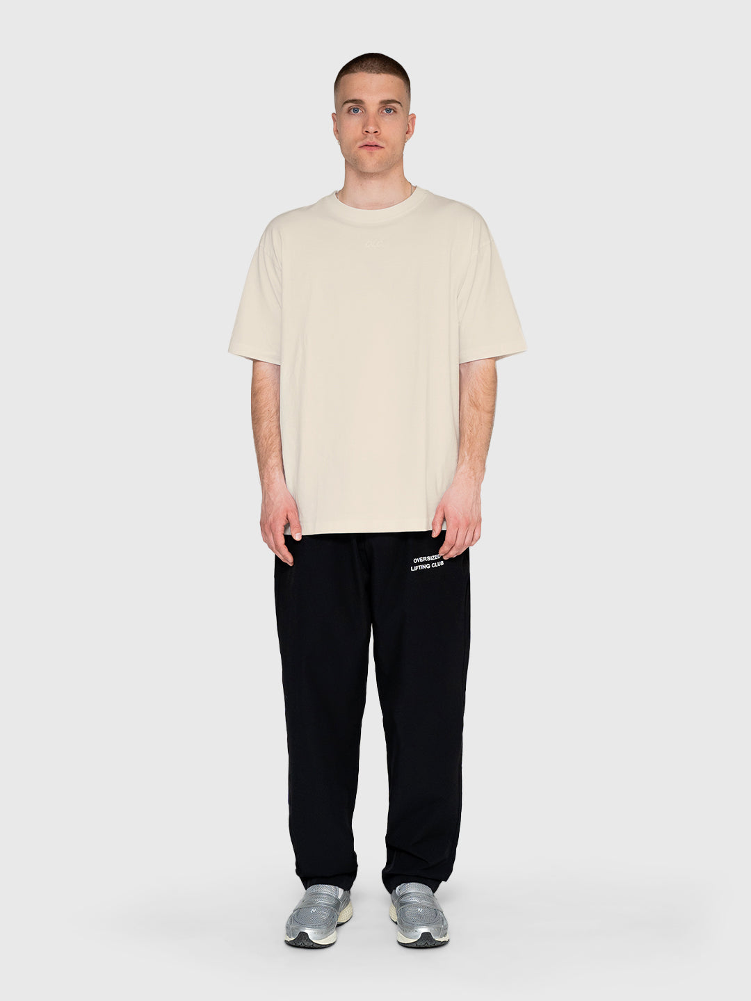 Logo Box Tee - Beige/Brown