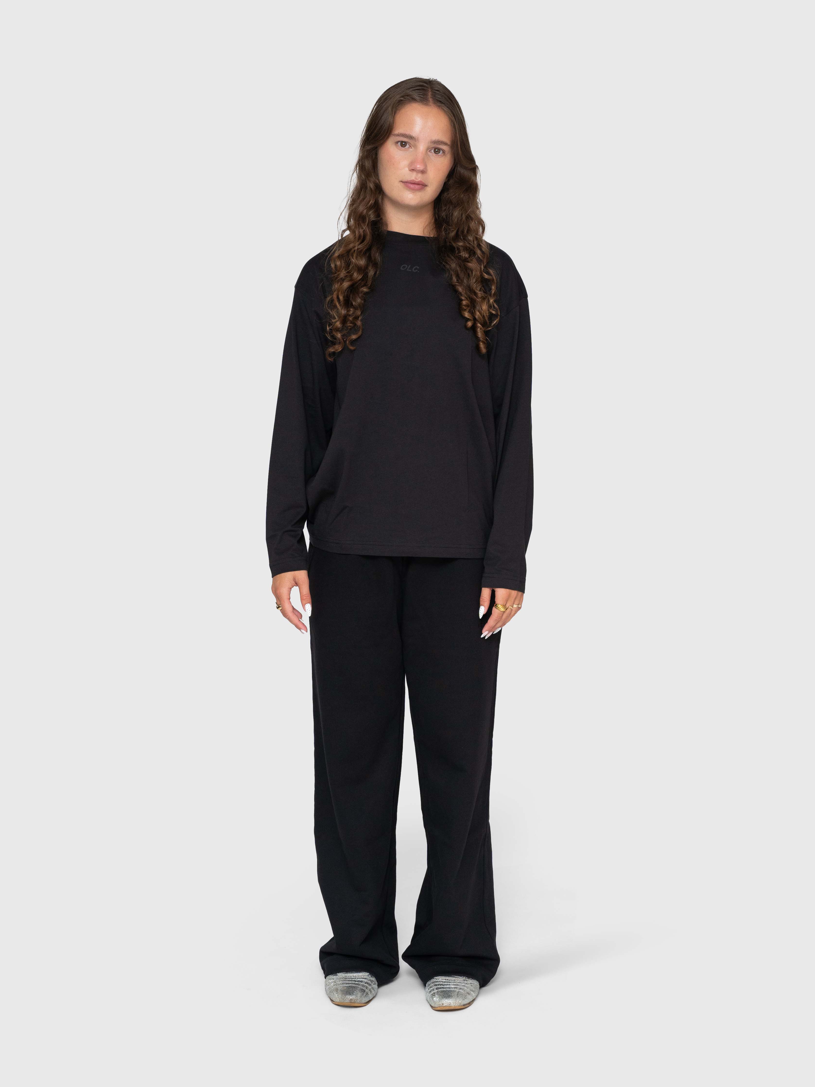 Confidence Long Sleeve - Black/White