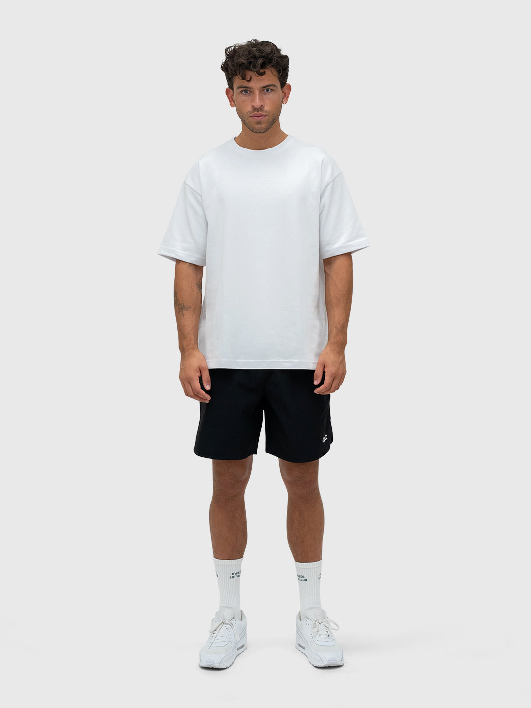 Logo Tech Shorts - Black/White