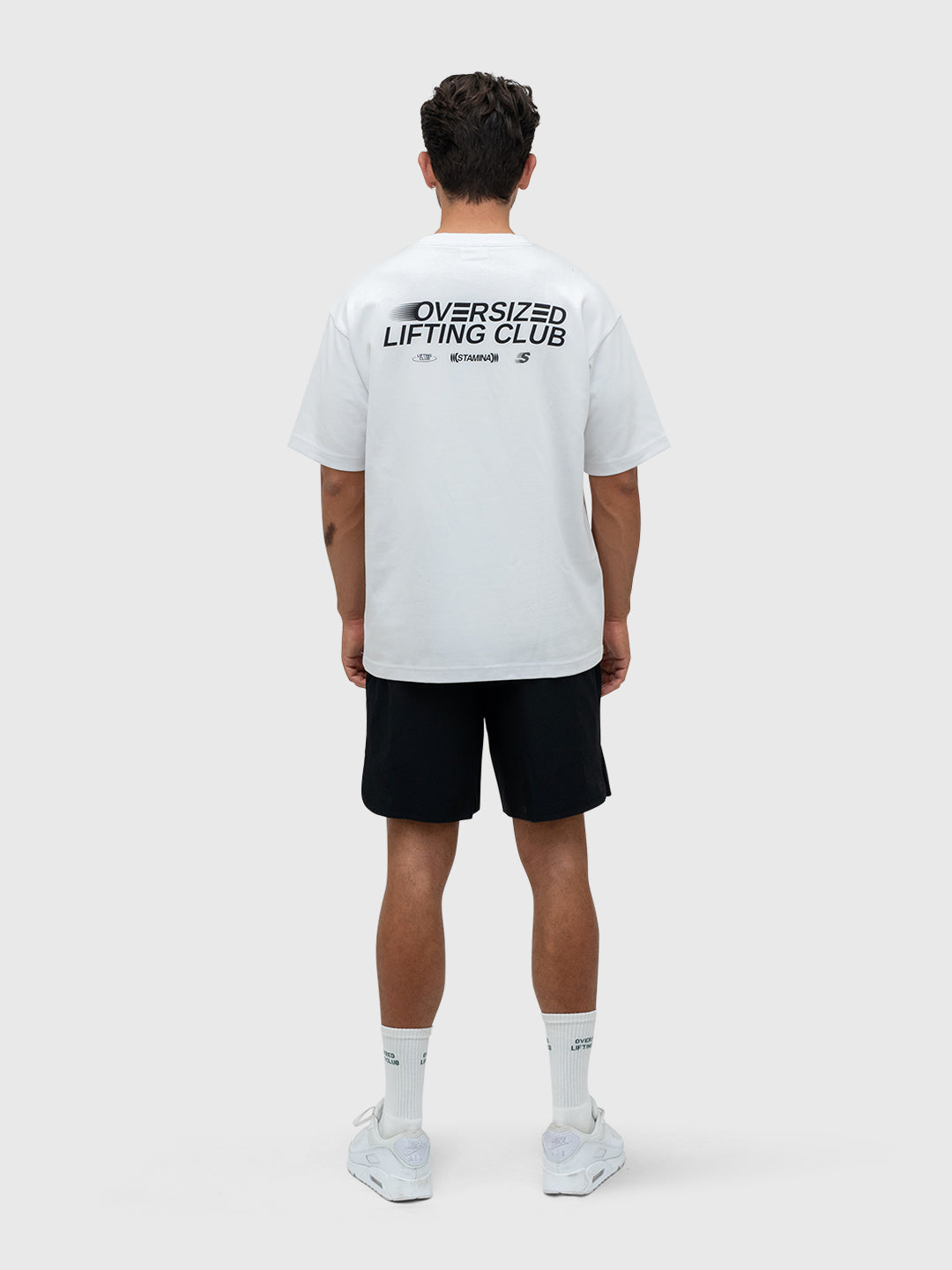 Logo Tech Shorts - Black/White