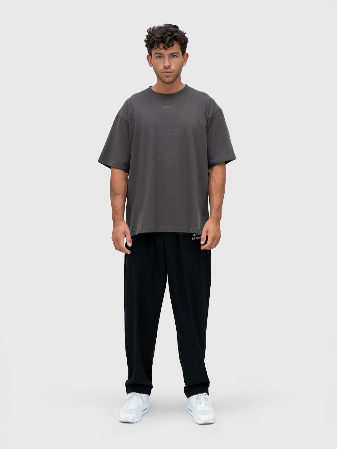 Confidence Box Tee - Steel/Black