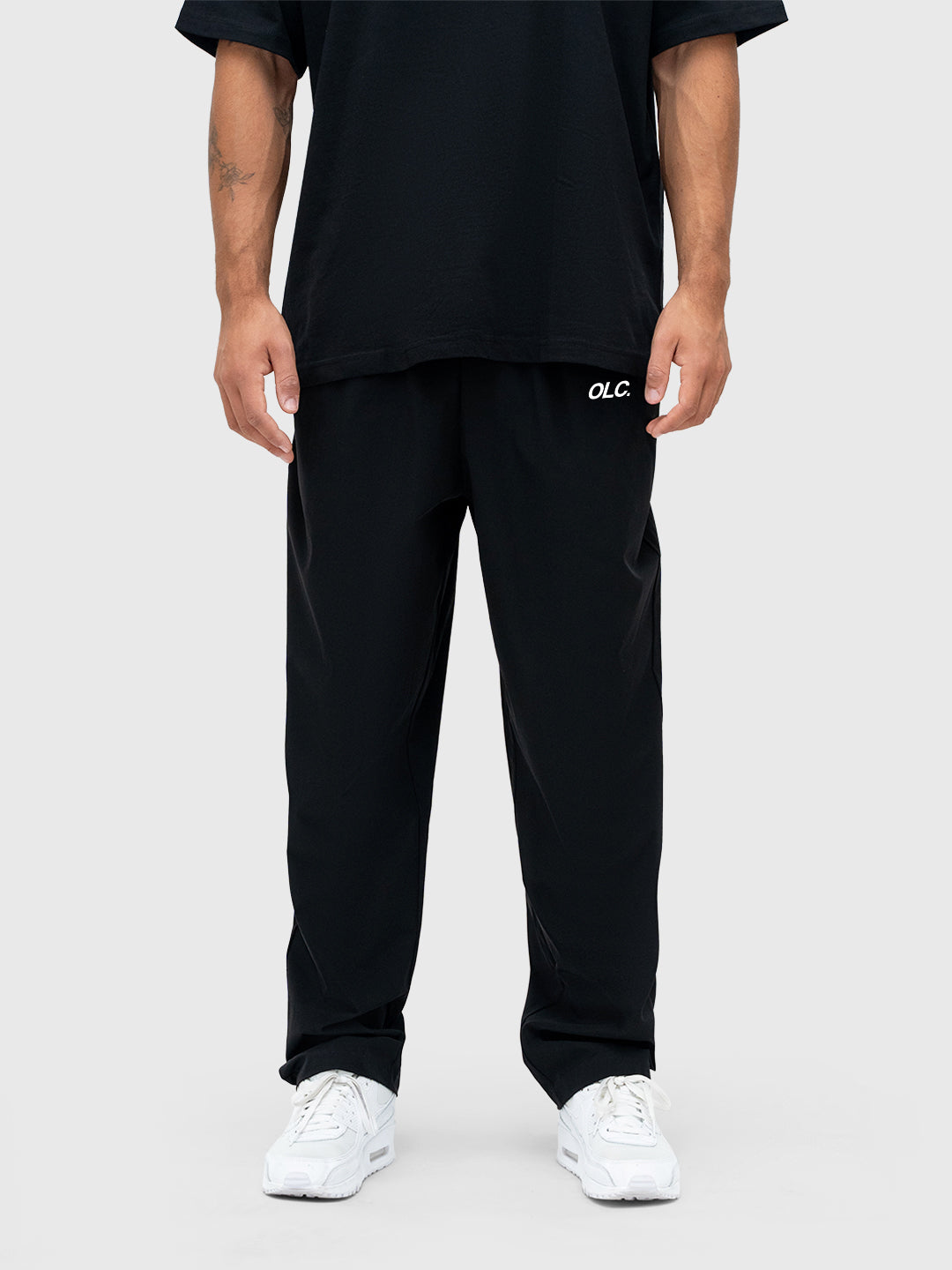 Logo Tech Pants - Black/White