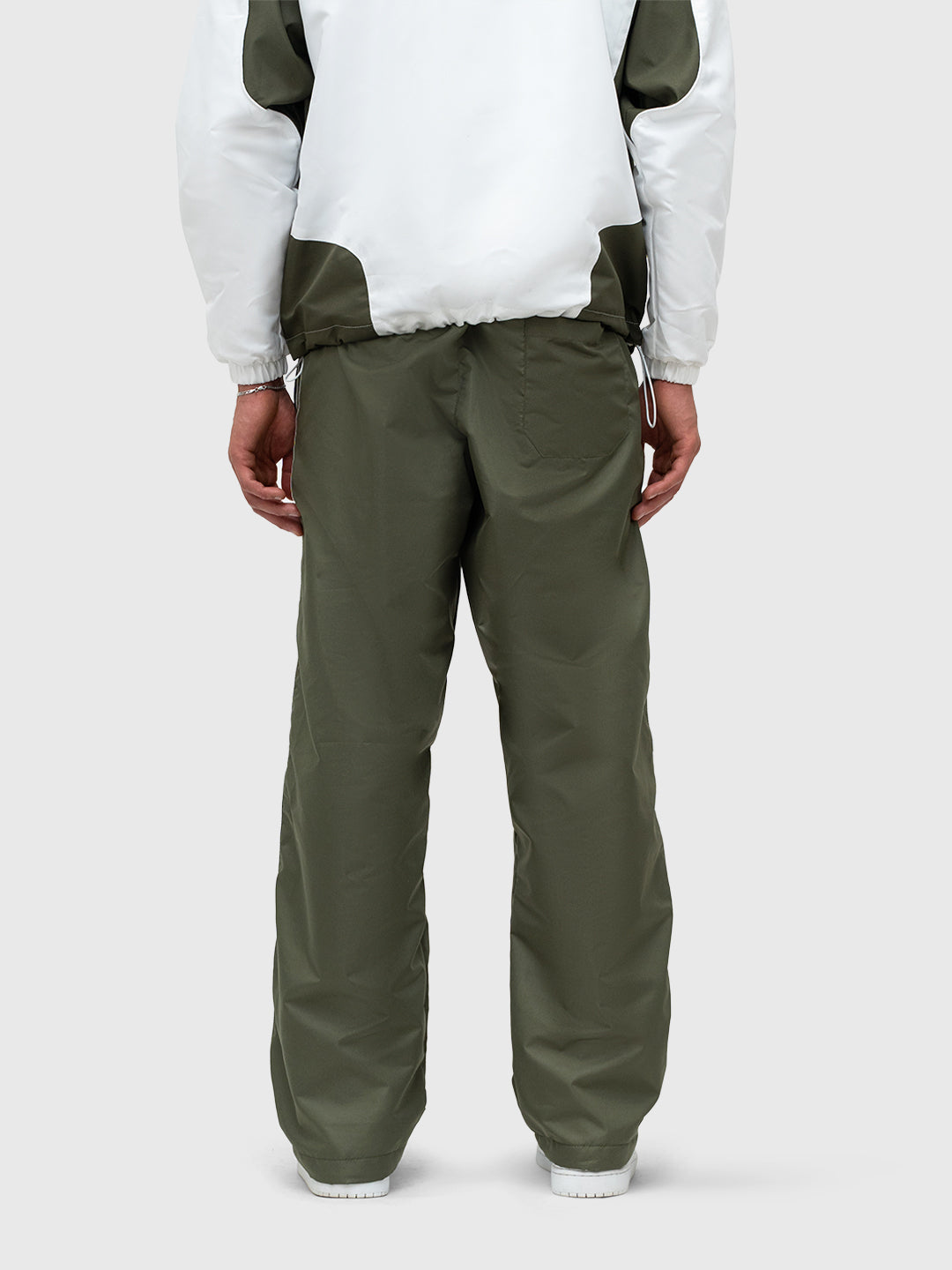 LE Track Pants - Dusty Khaki/Bright White