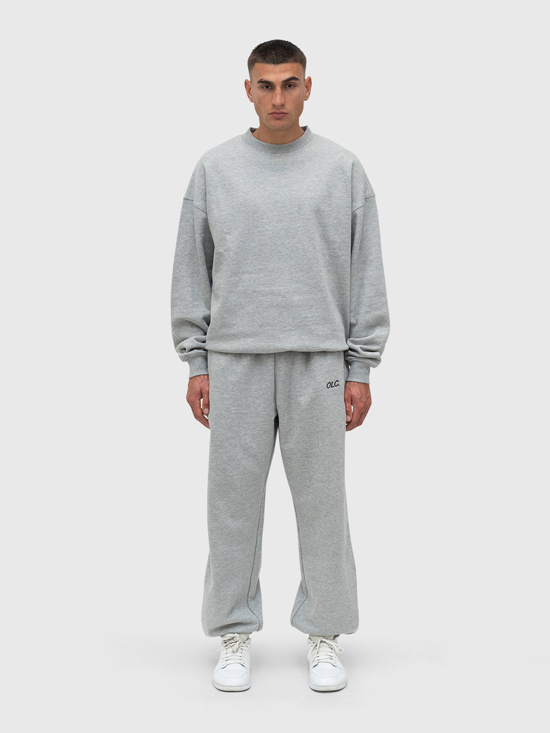 Confidence Sweatshirt - Melange Grey/Forest