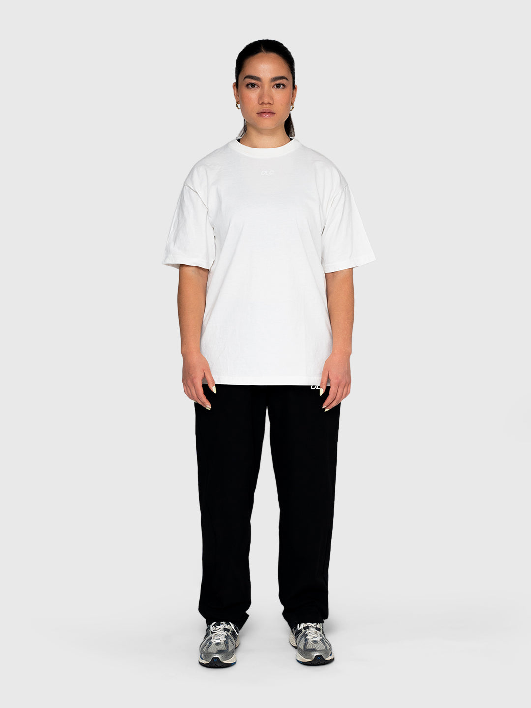 Logo Tech Pants - Black/White