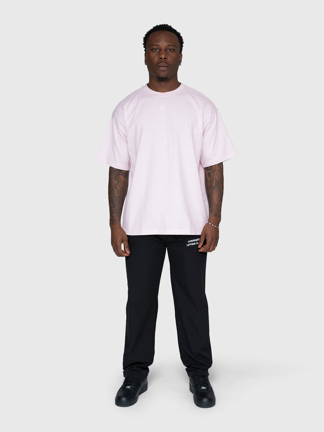 Confidence Heavyweight Box Tee - Pink/White