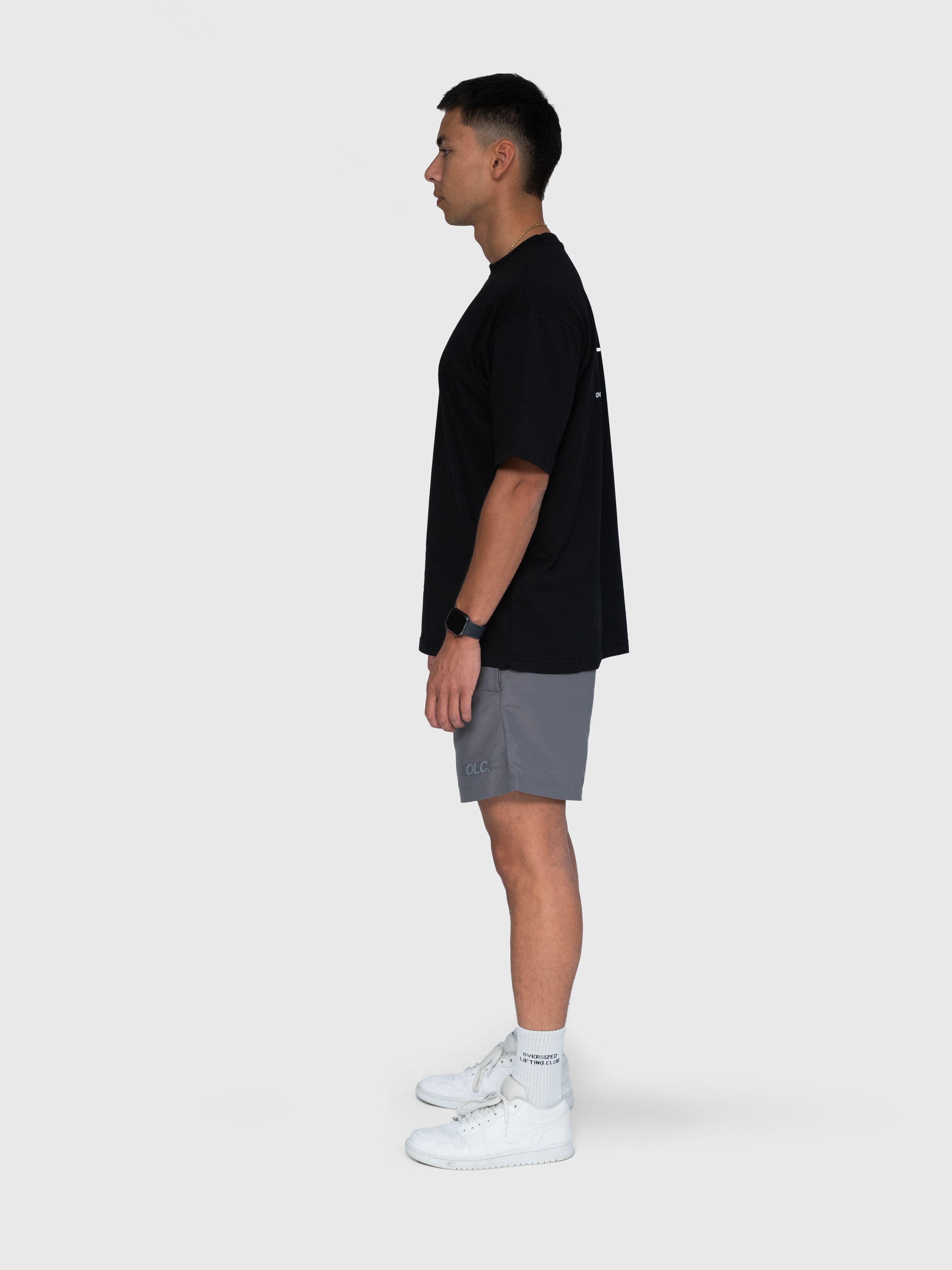 Logo Core Shorts - Charcoal