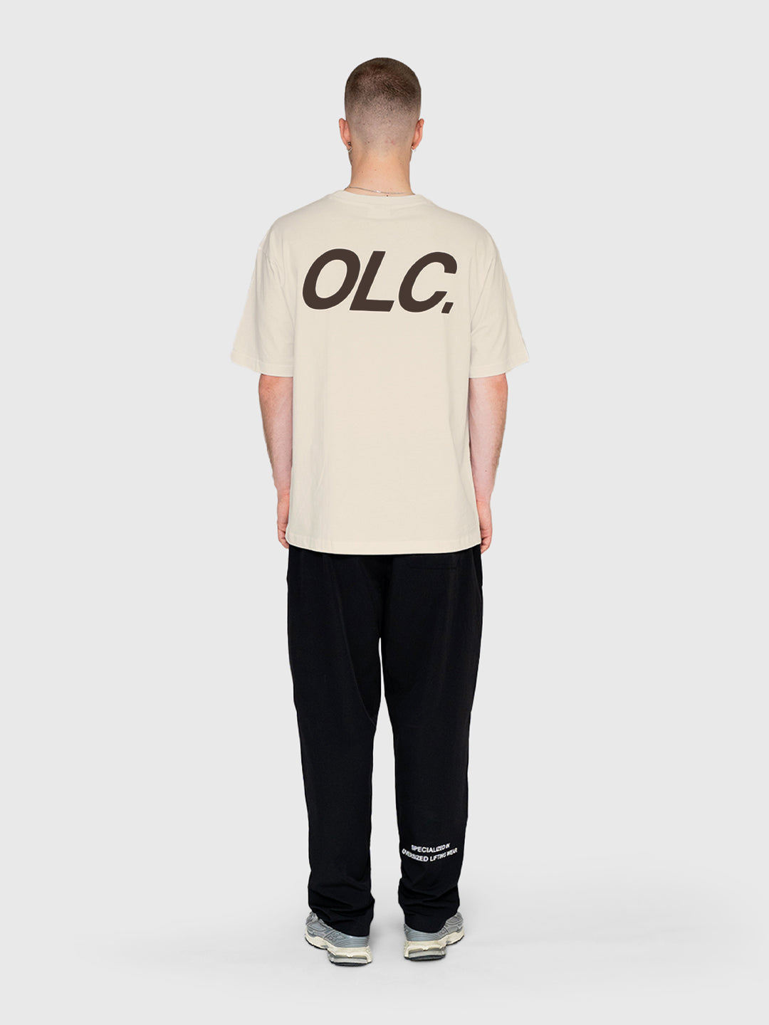 Logo Box Tee - Beige/Brown