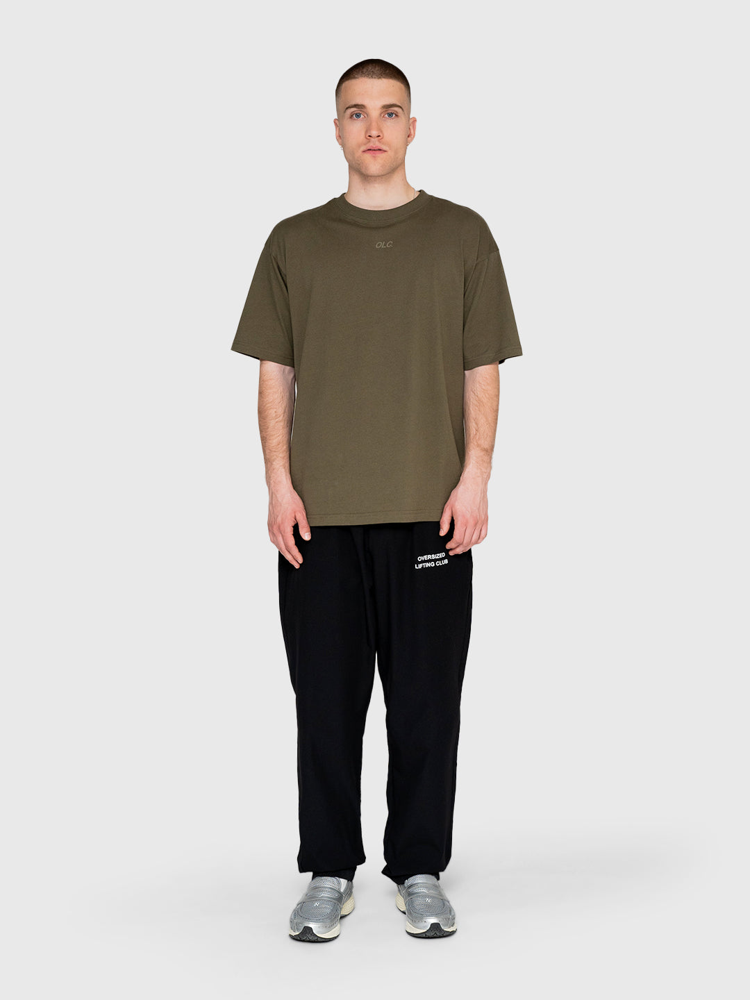 Logo Box Tee - Army/Black