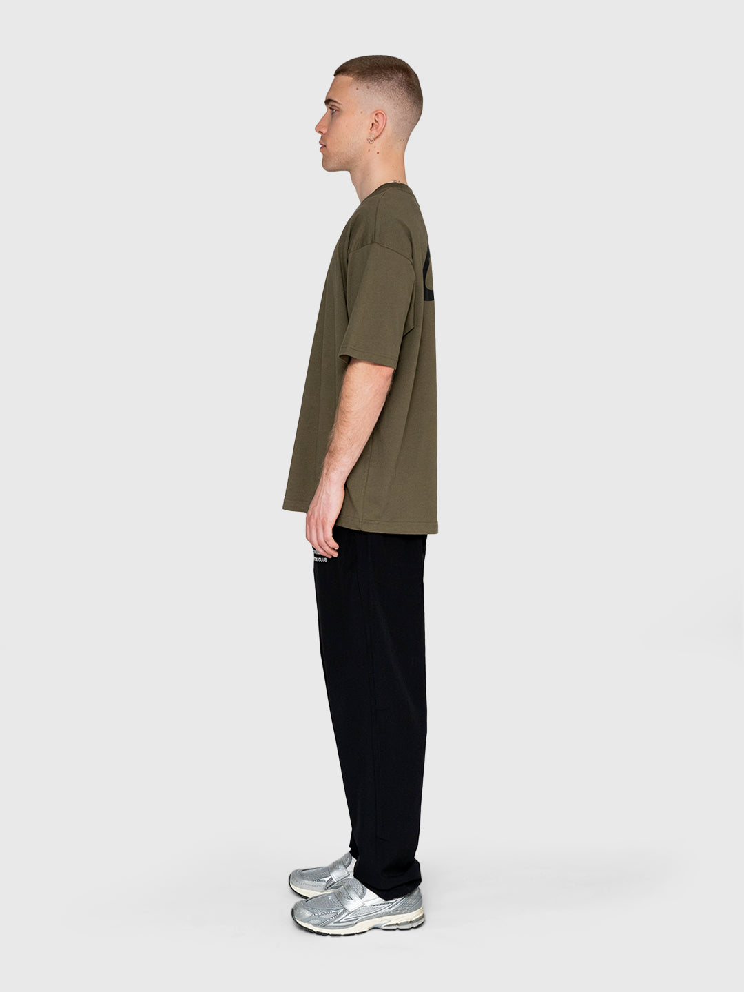 Logo Box Tee - Army/Black