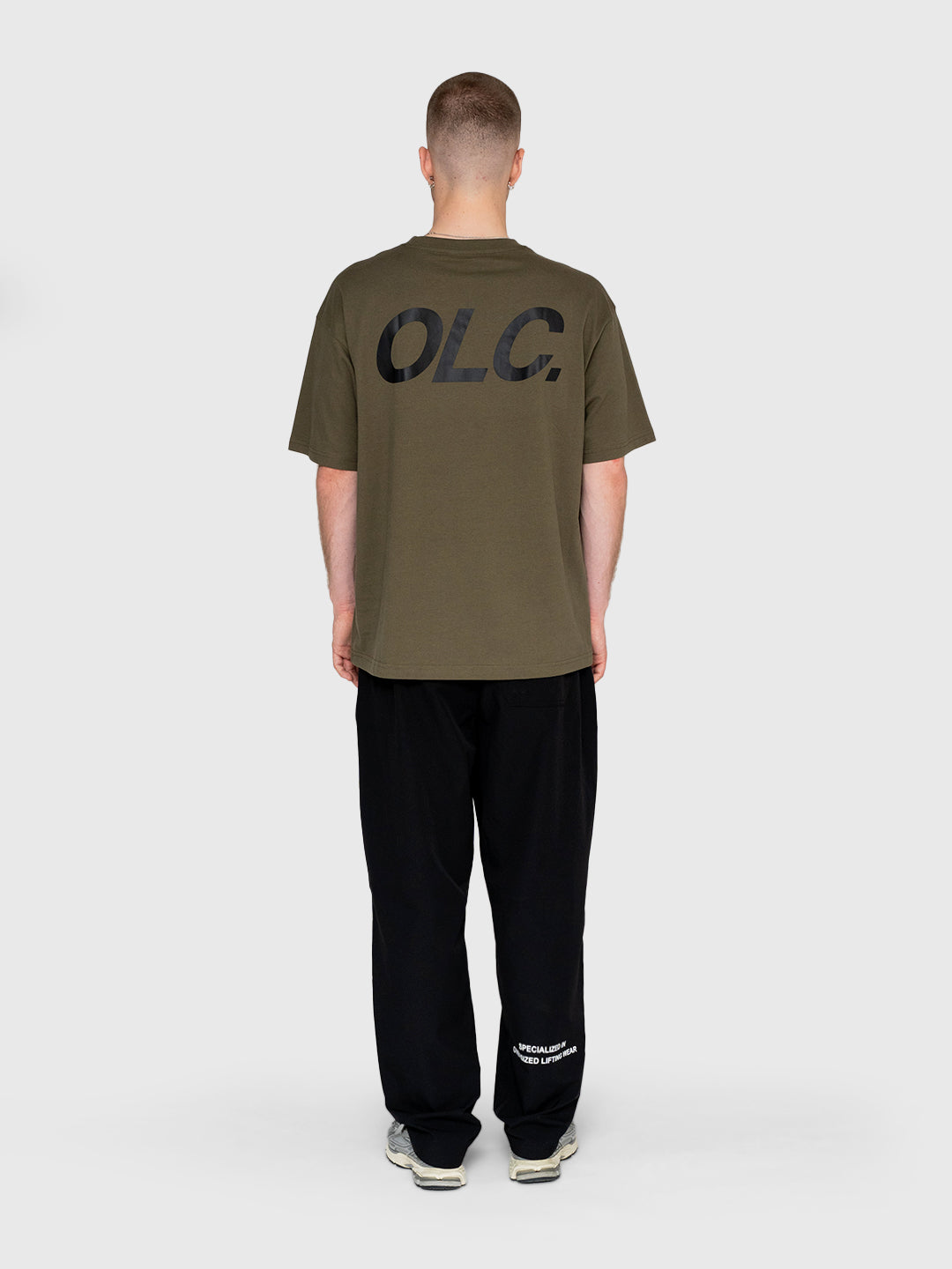 Logo Box Tee - Army/Black