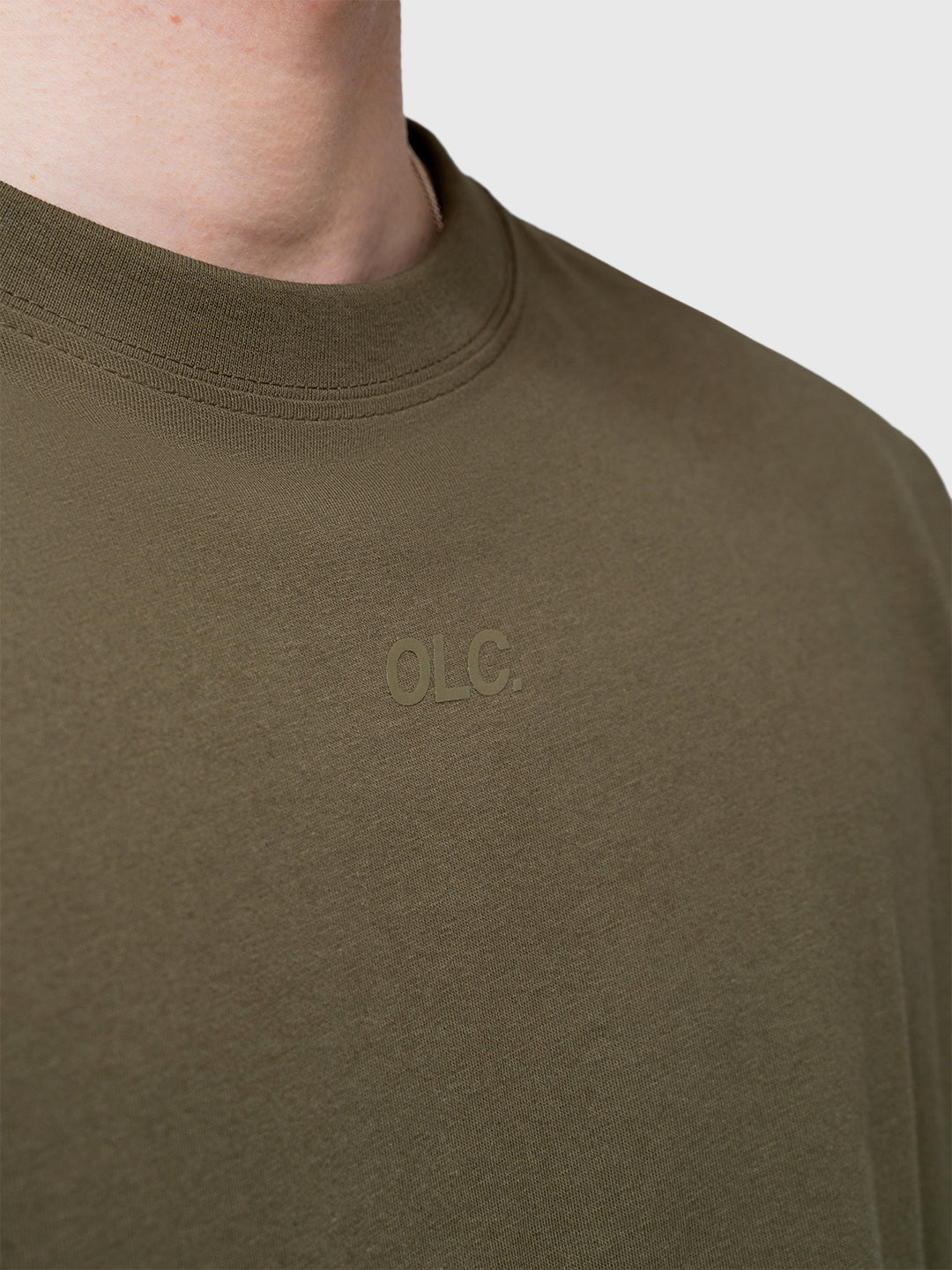 Logo Box Tee - Army/Black