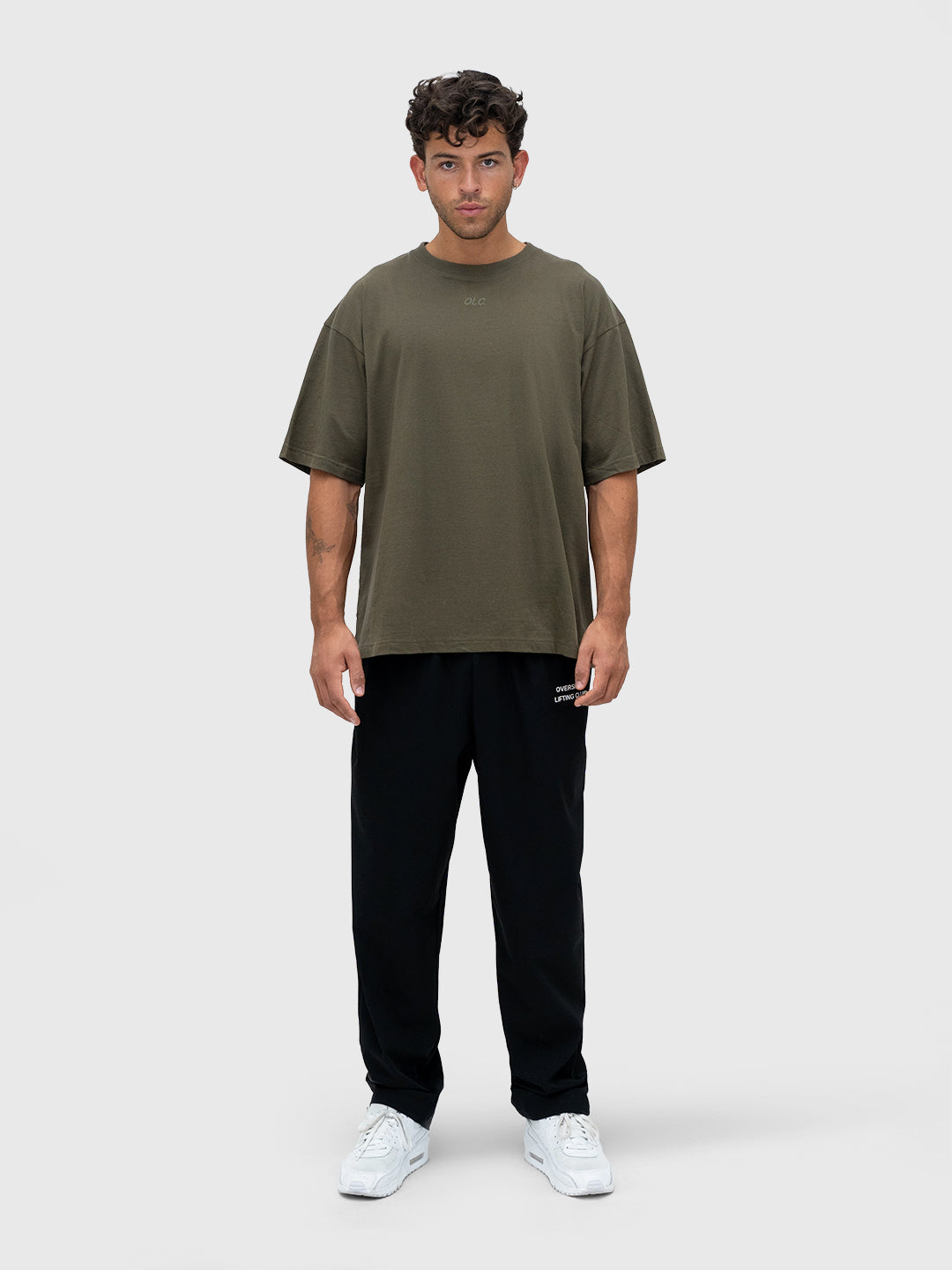 Confidence Box Tee - Army/Army