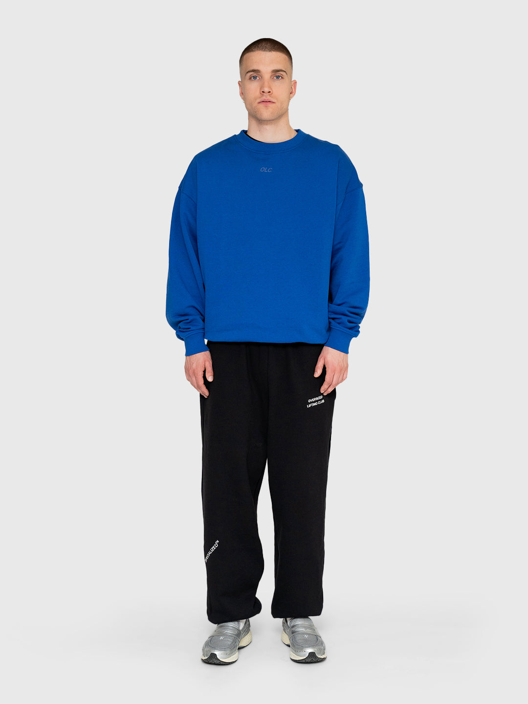 Confidence Sweatshirt - King Blue/White