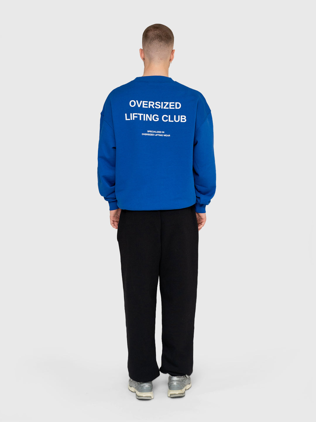 Confidence Sweatshirt - King Blue/White