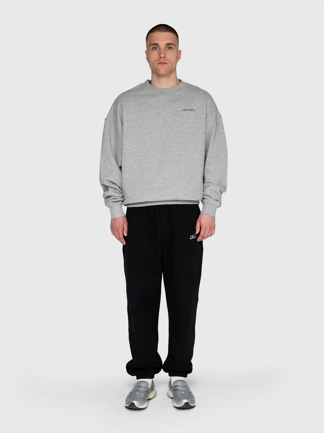 Consistency Sweatshirt 2.0 - Melange Grey/Black/Navy