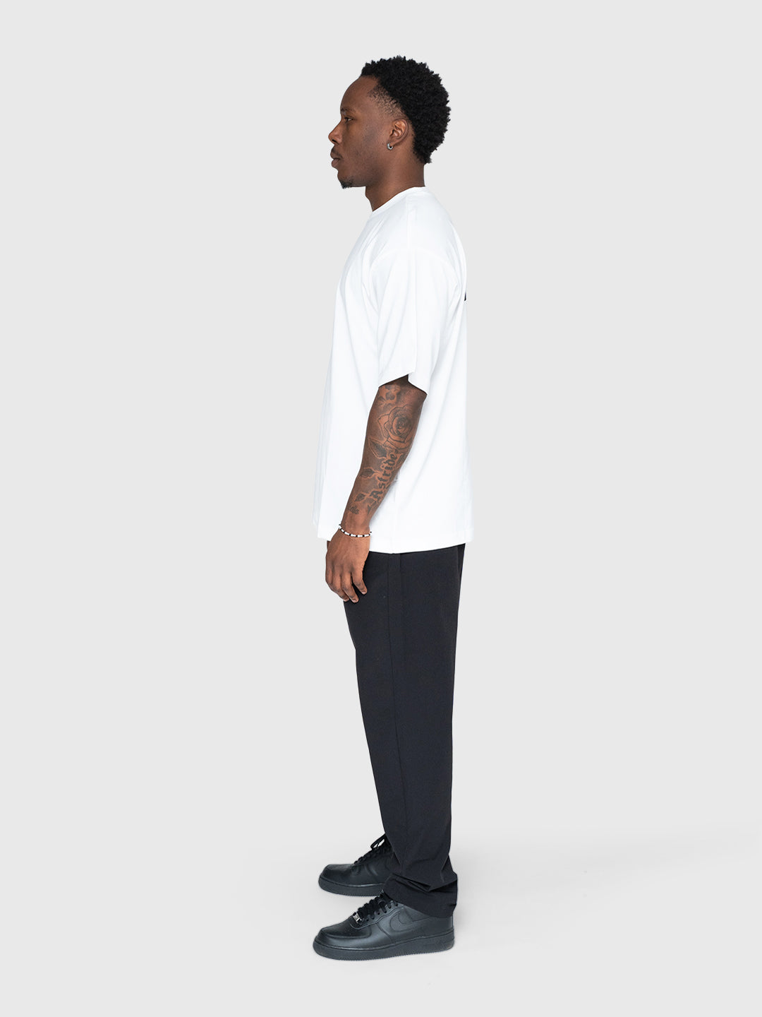 Logo Heavyweight Box Tee 2.0 - White/Black