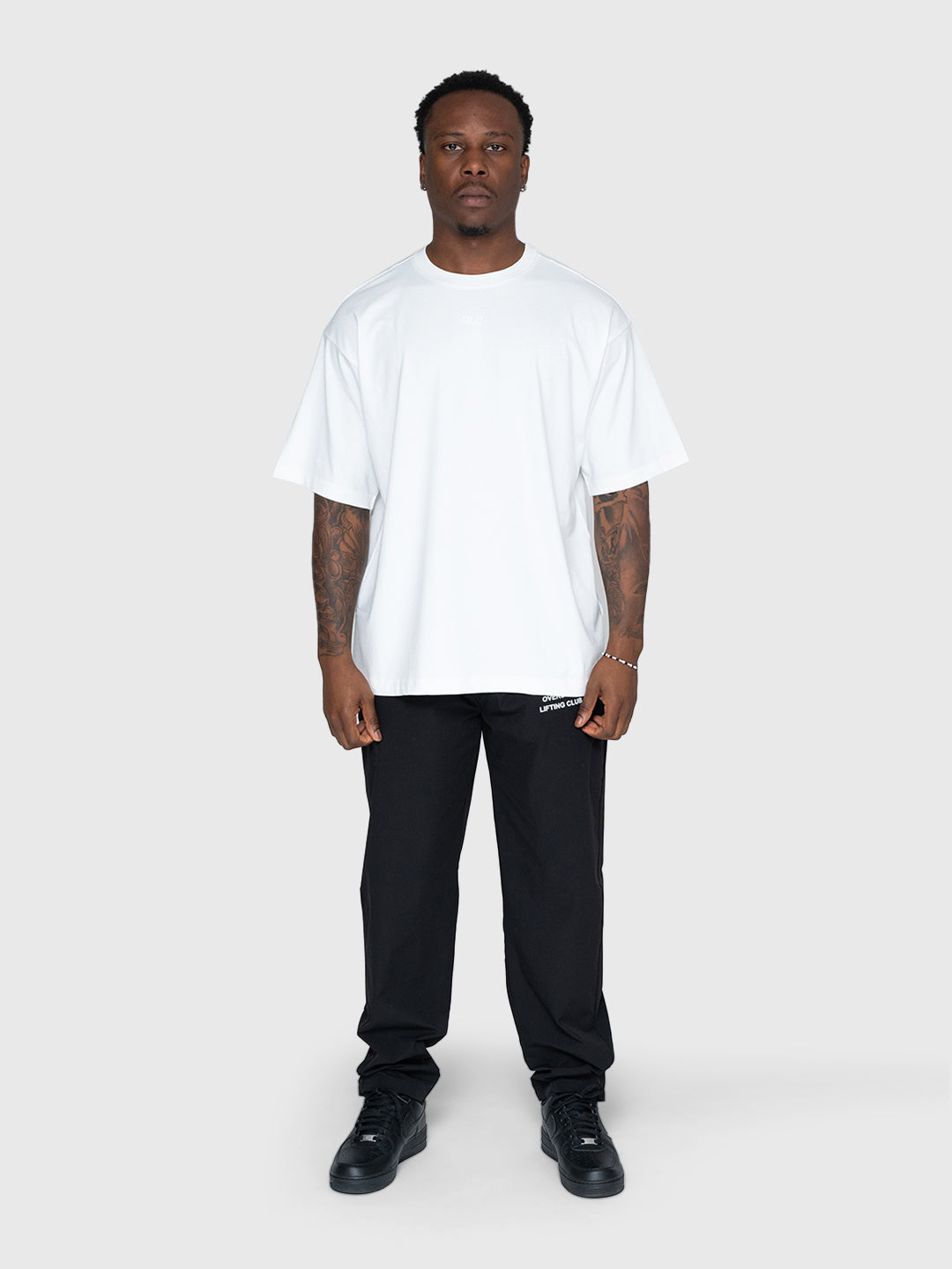 Logo Heavyweight Box Tee 2.0 - White/Black