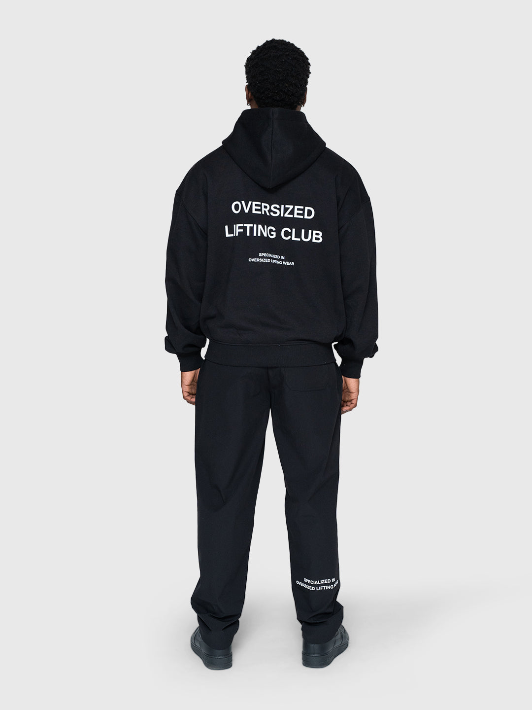 Confidence Zip Hoodie - Black/White