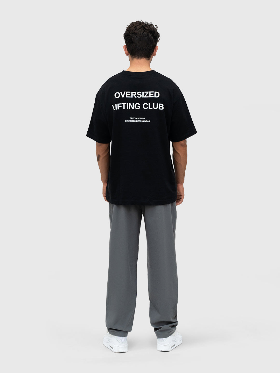 Logo Tech Pants - Charcoal/White