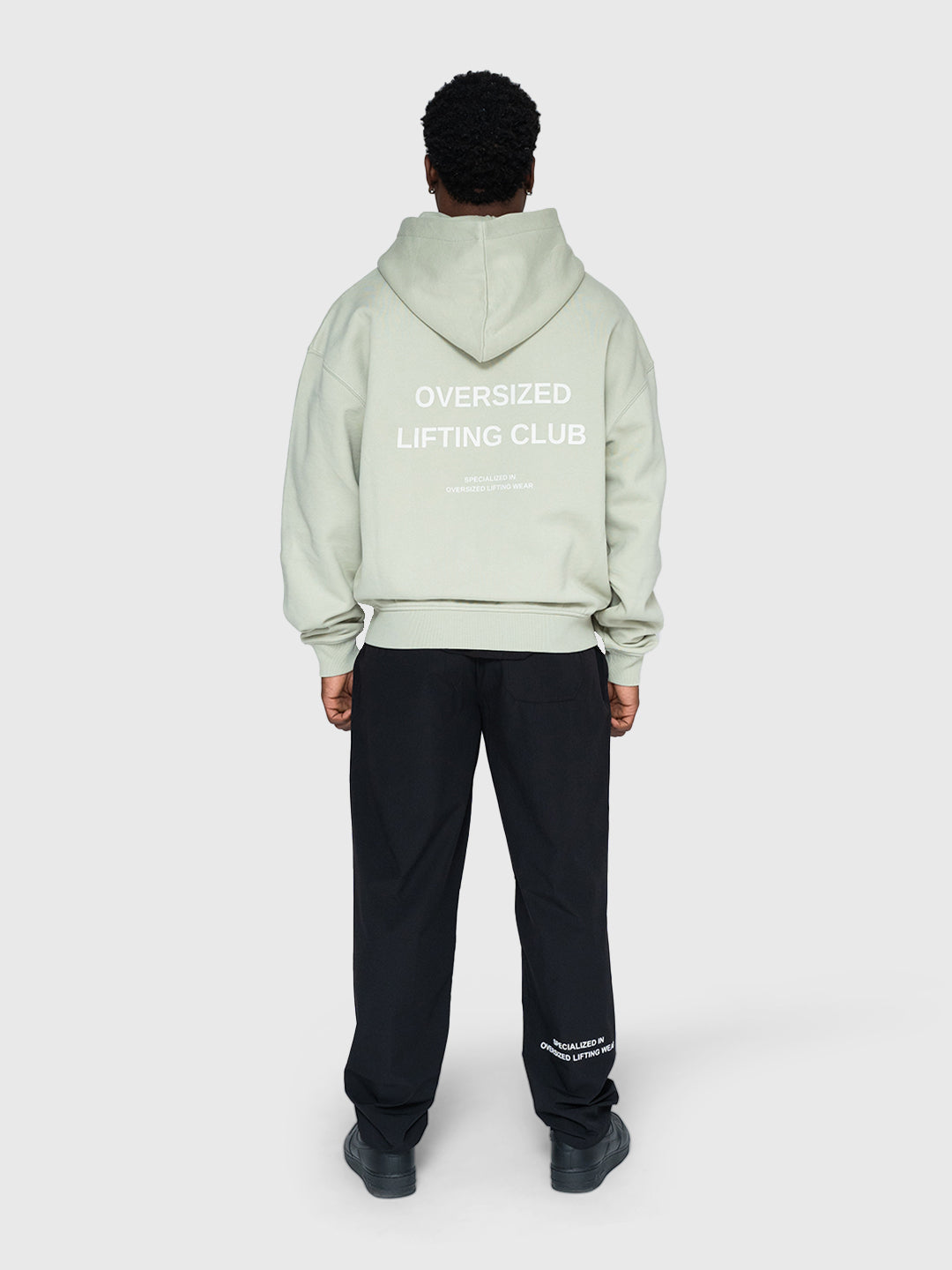 Confidence Zip Hoodie - Sage/Warm Grey