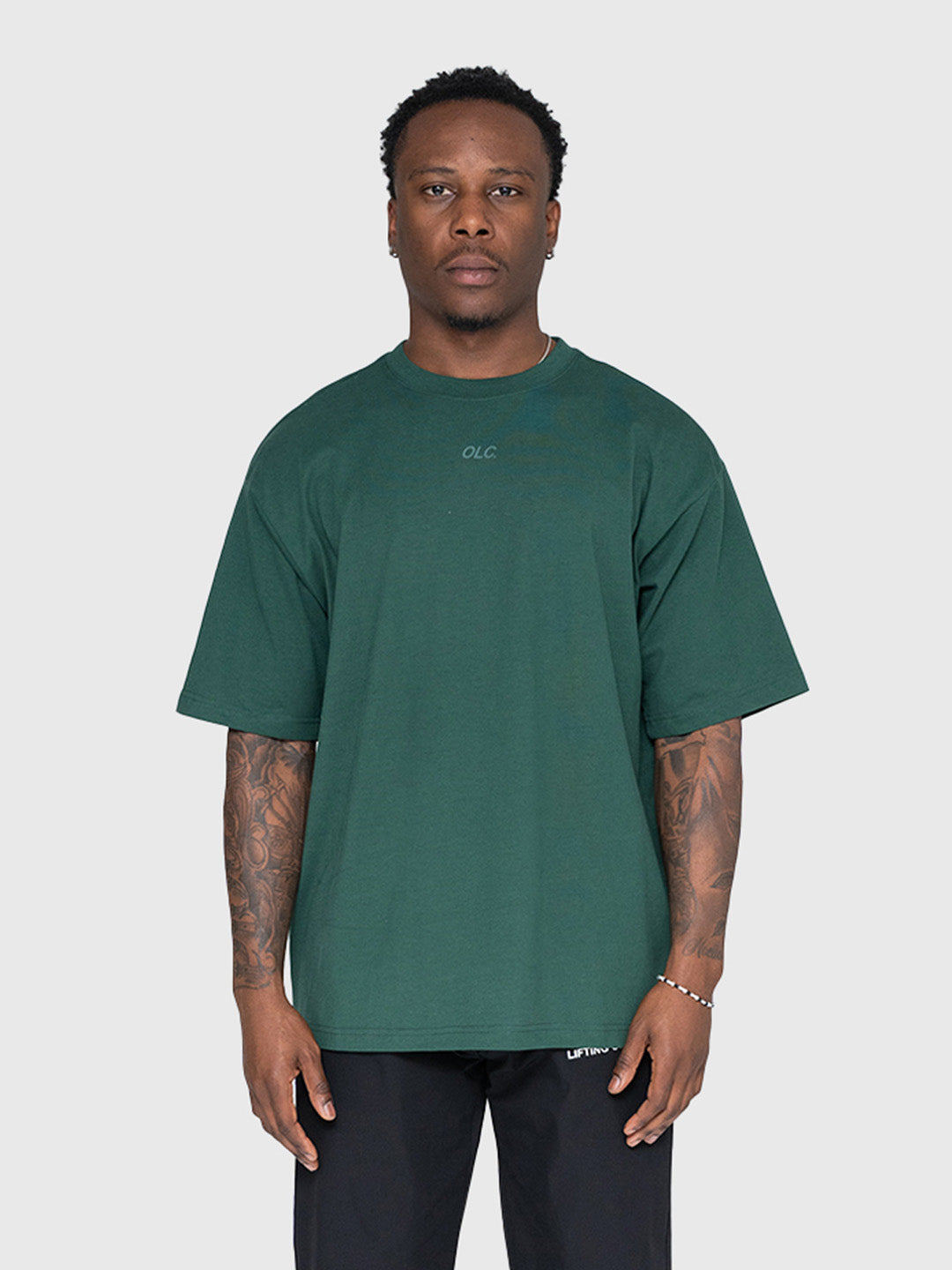 Confidence Heavyweight Box Tee 2.0 - Forest/White