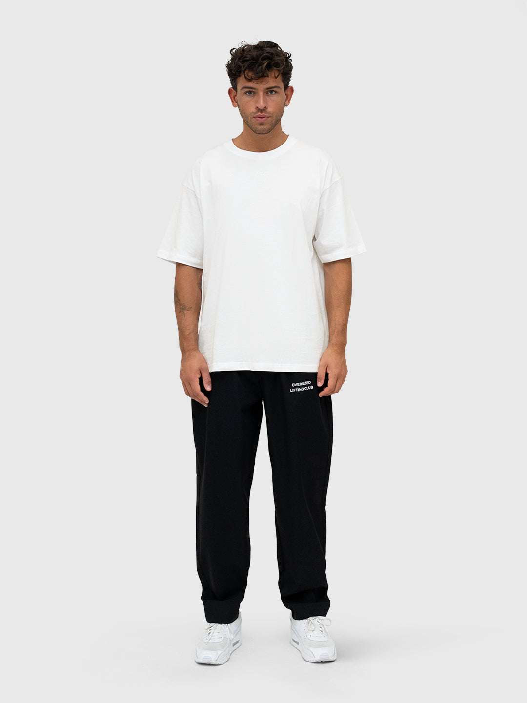 Confidence Box Tee - Cream/Forest