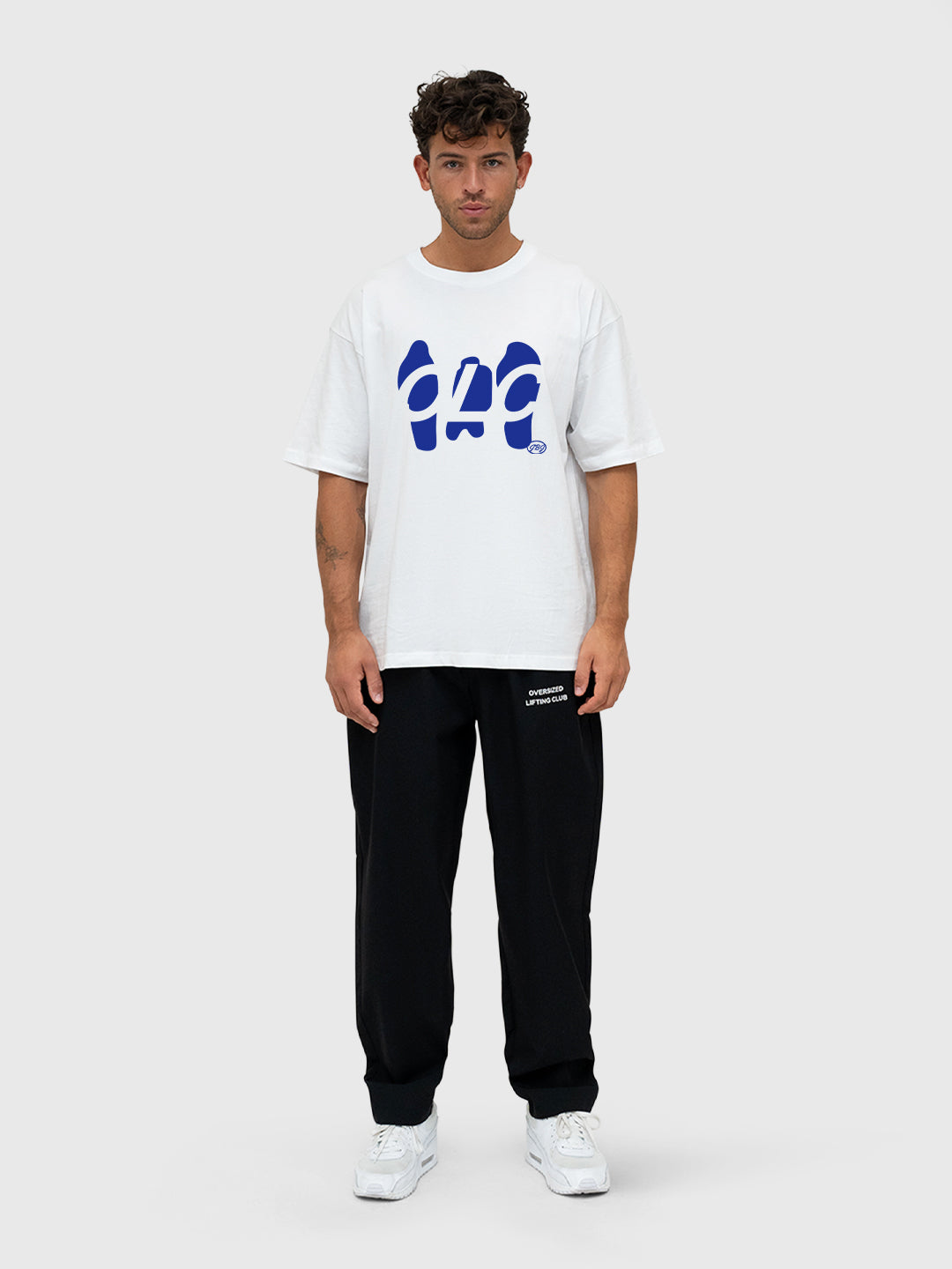 OLC Radiation Box Tee - White/Blue