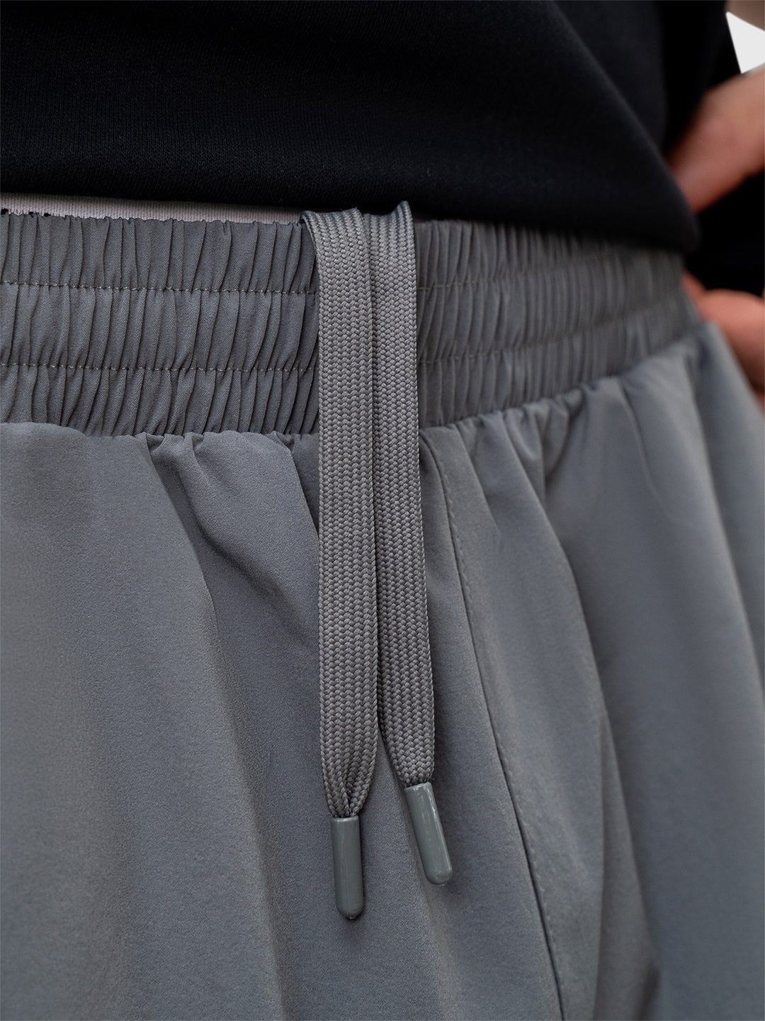 Confidence Tech Shorts - Charcoal/White