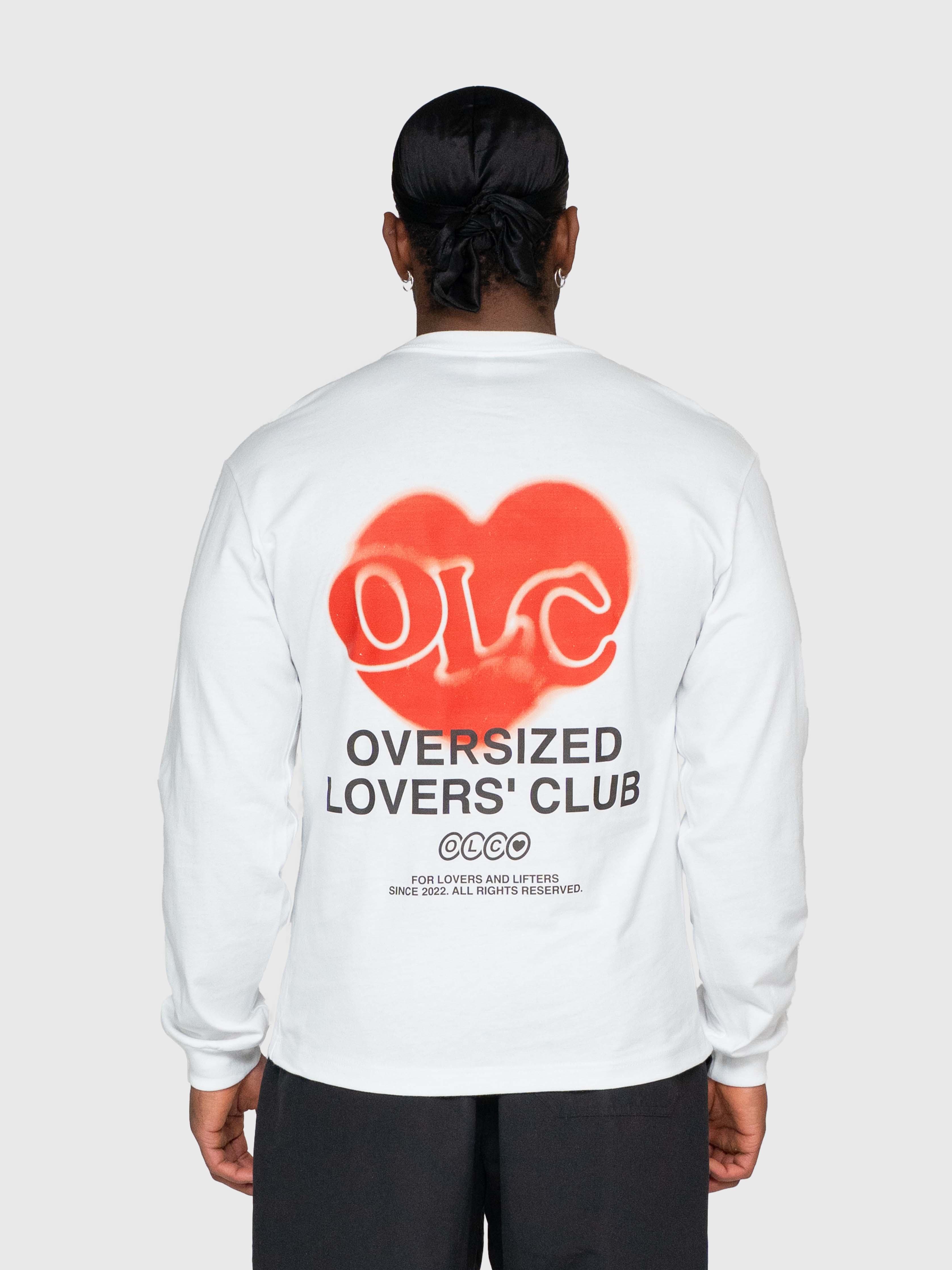 Valentine Graphic Long Sleeve - White/Black/Red