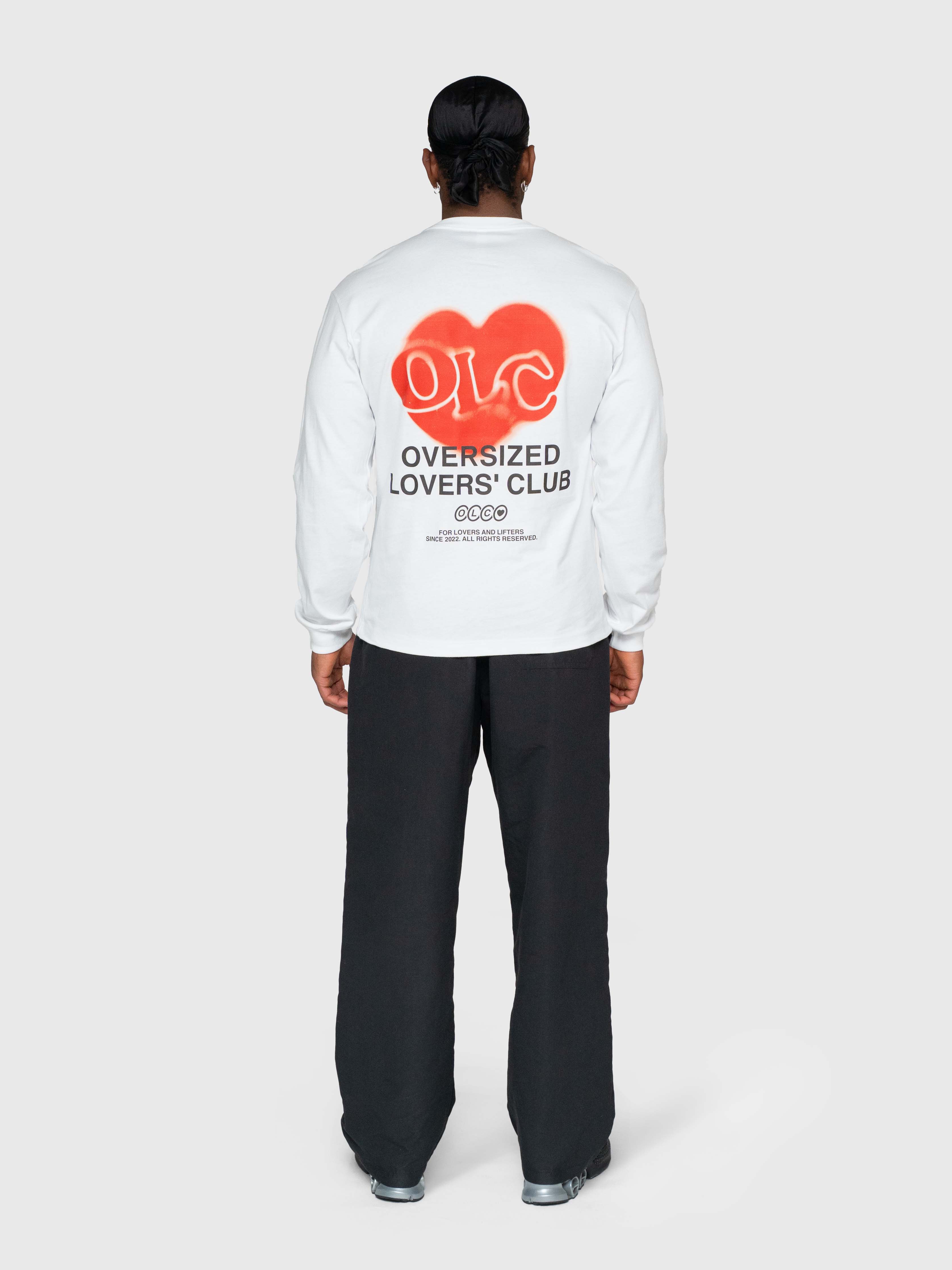 Valentine Graphic Long Sleeve - White/Black/Red