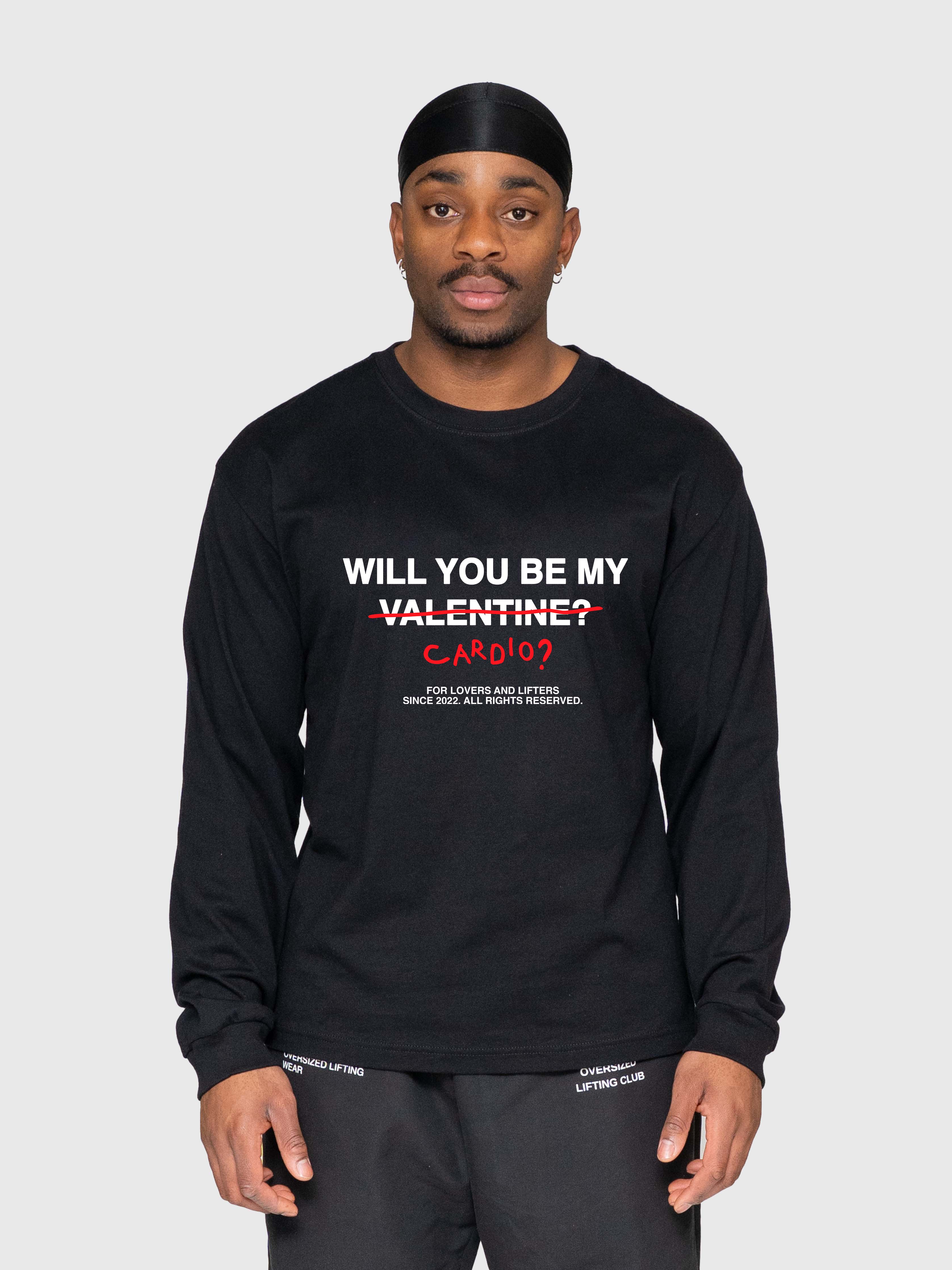 Cardio Long Sleeve - Black/White