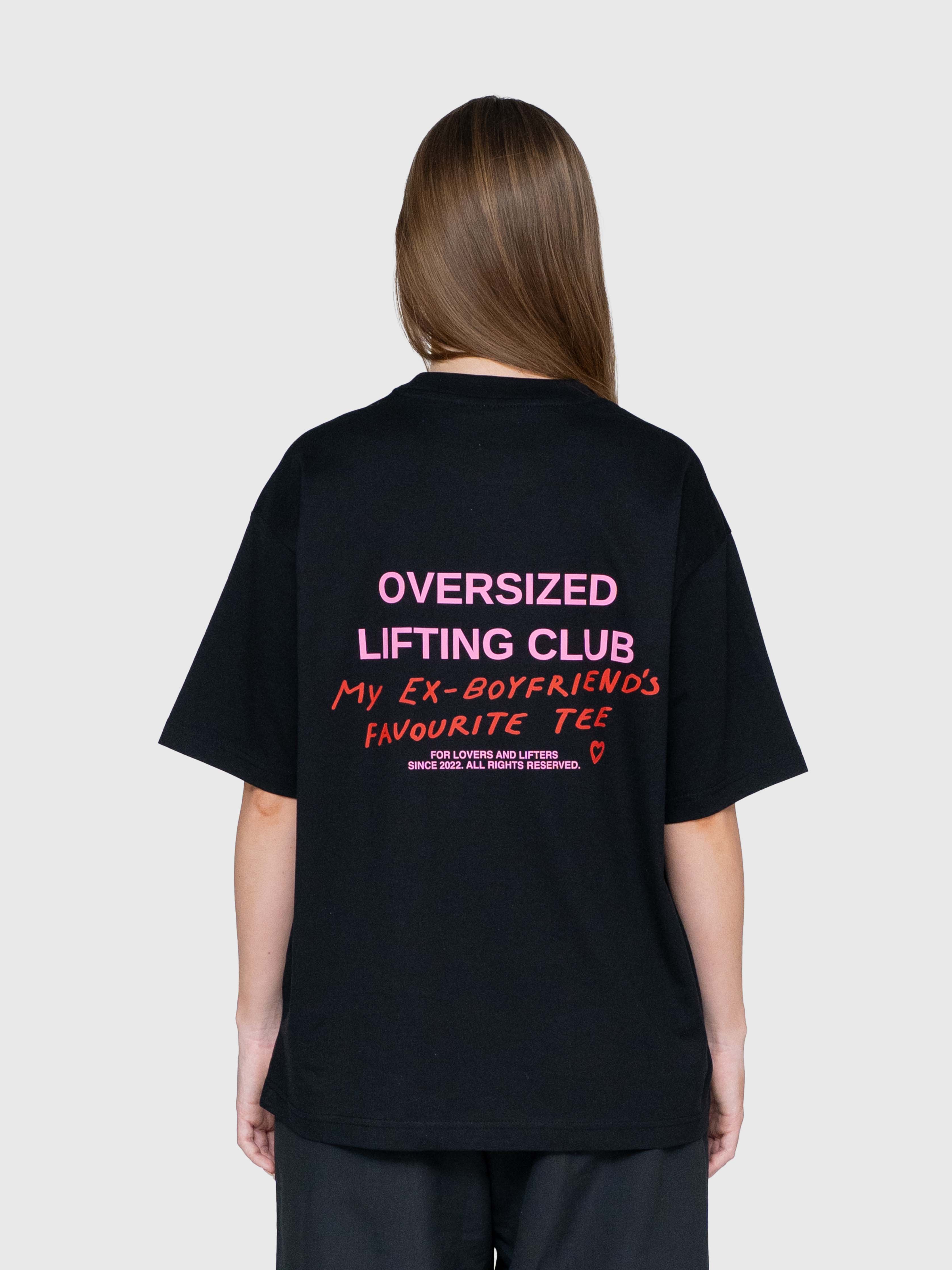 Ex's Box Tee - Black/Pink