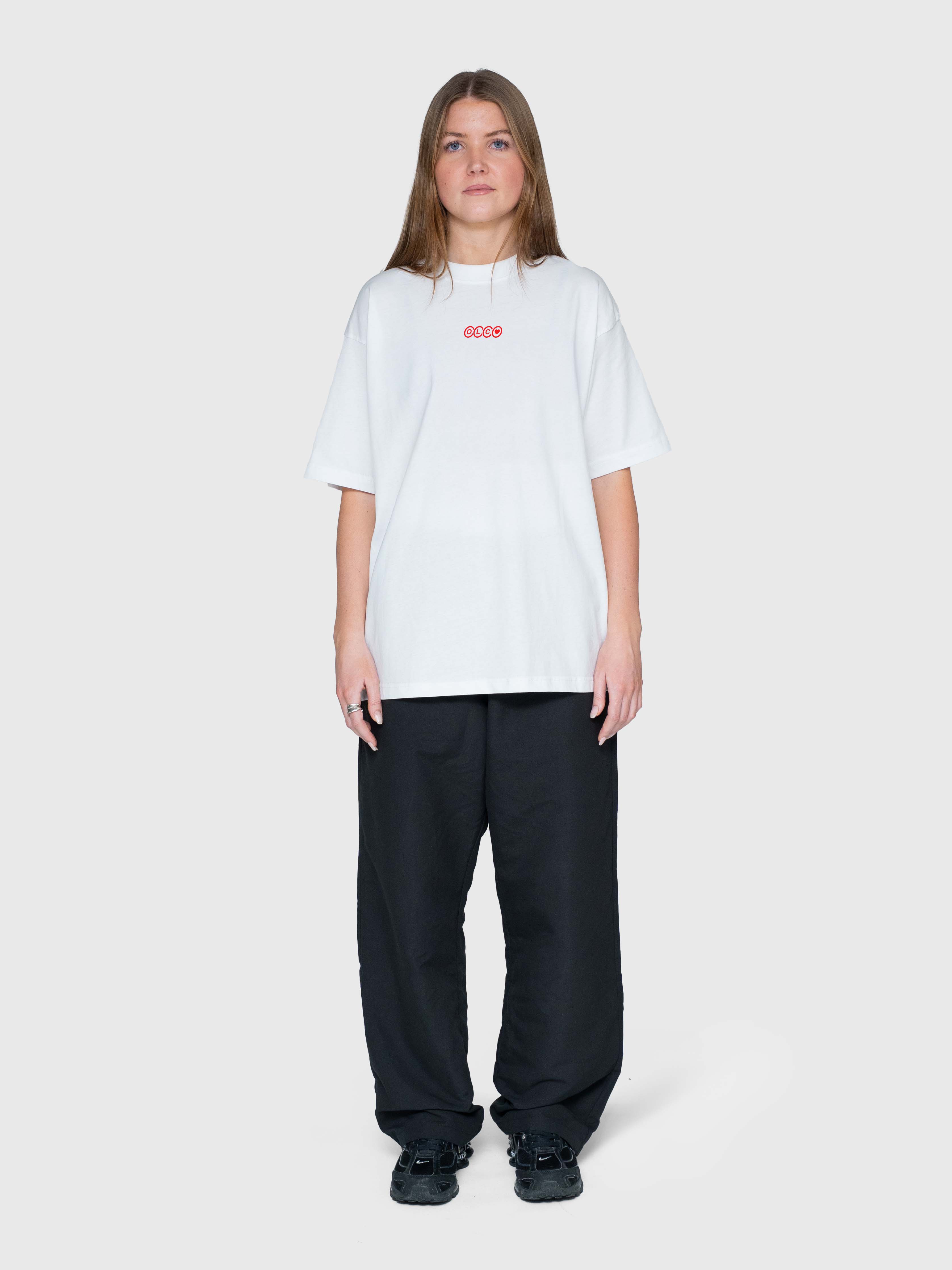 Lovers' Club Box Tee - White/Red