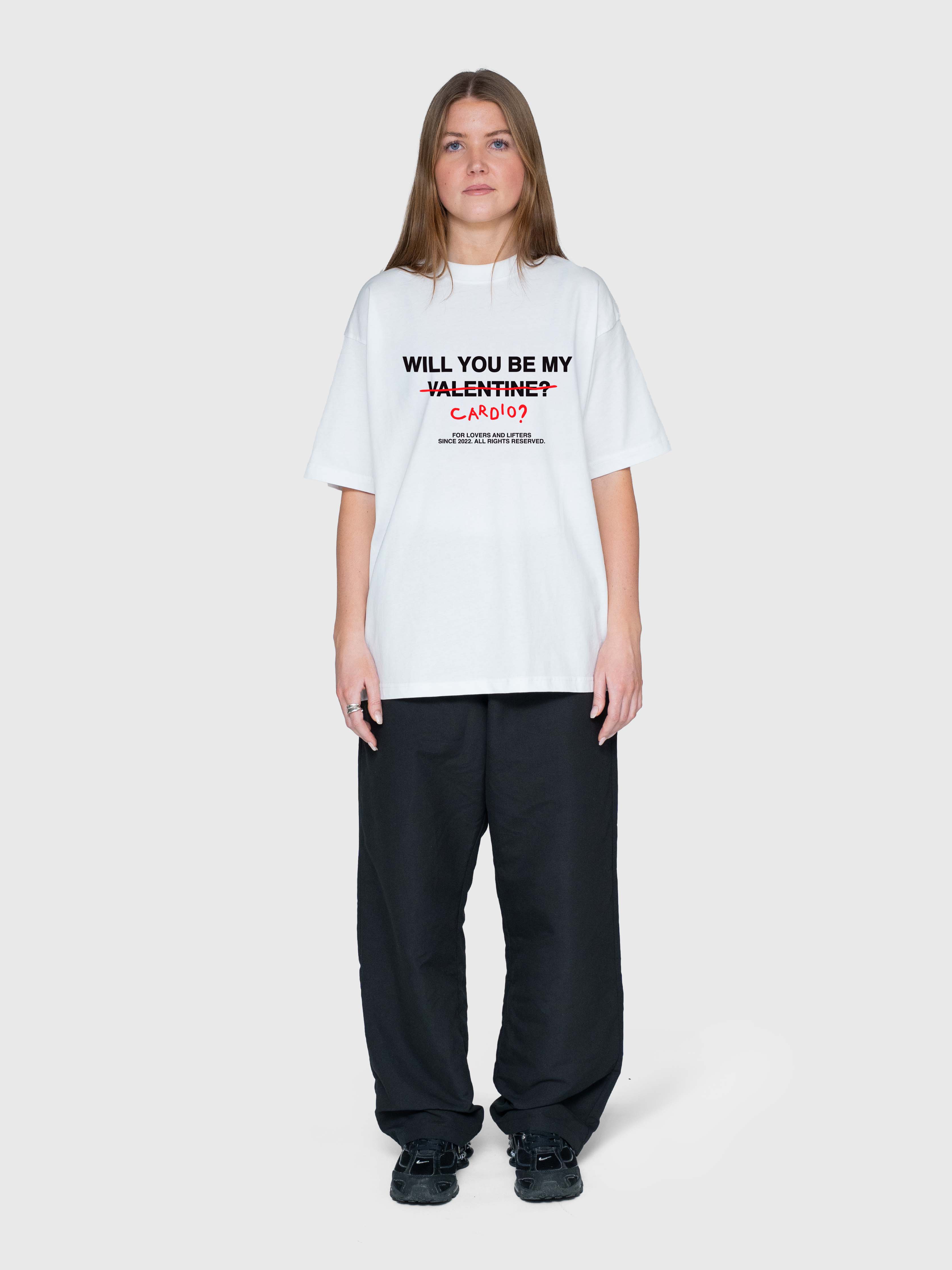 Cardio Box Tee - White/Black