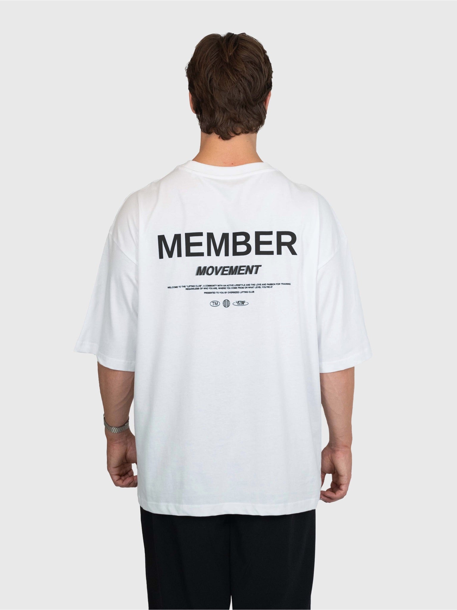 Member Box Tee - White/Black