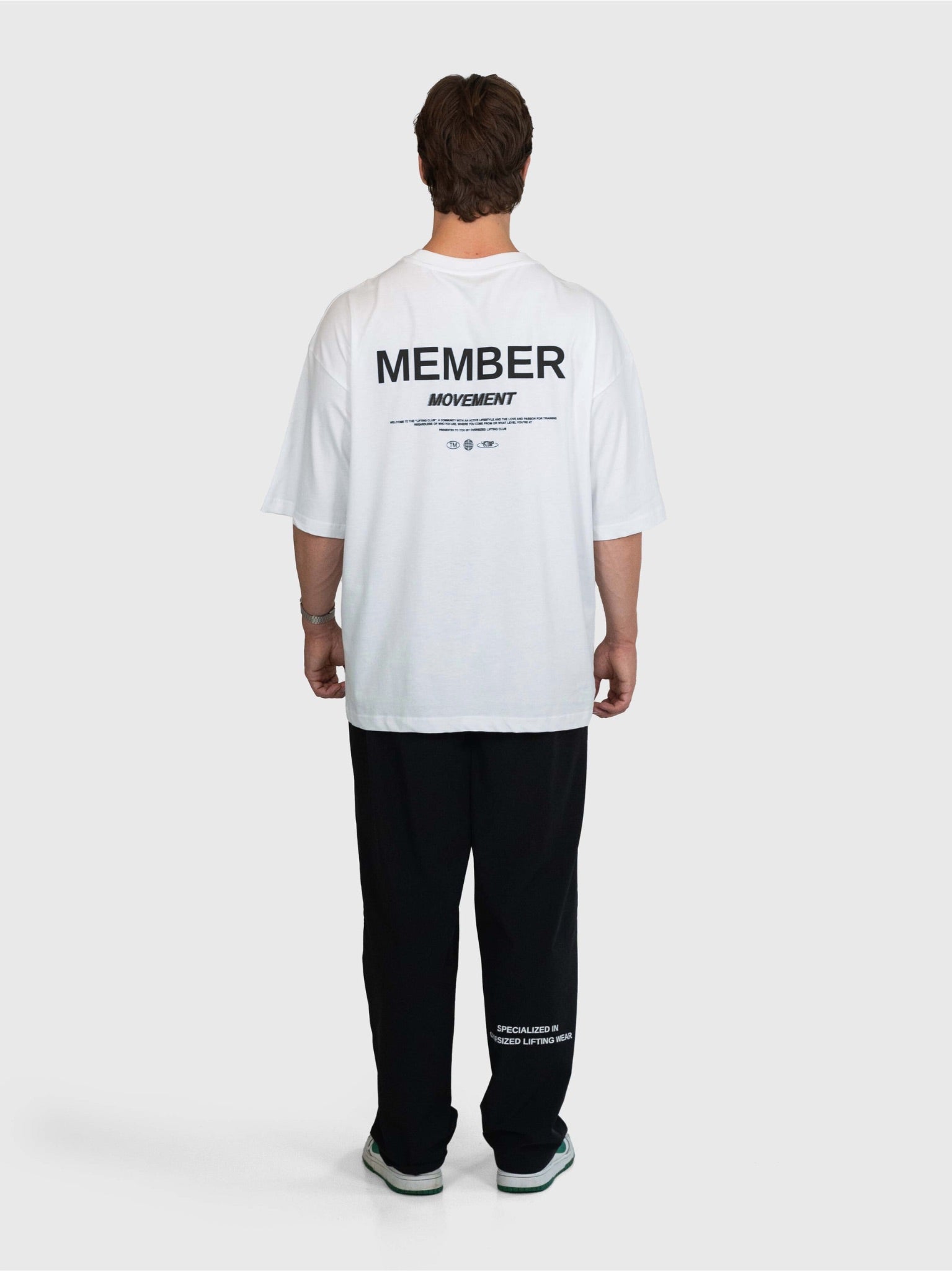 Member Box Tee - White/Black