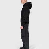 AW Puff Zip Hoodie - Black/White