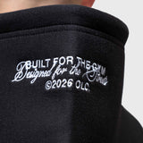AW Puff Zip Hoodie - Black/White