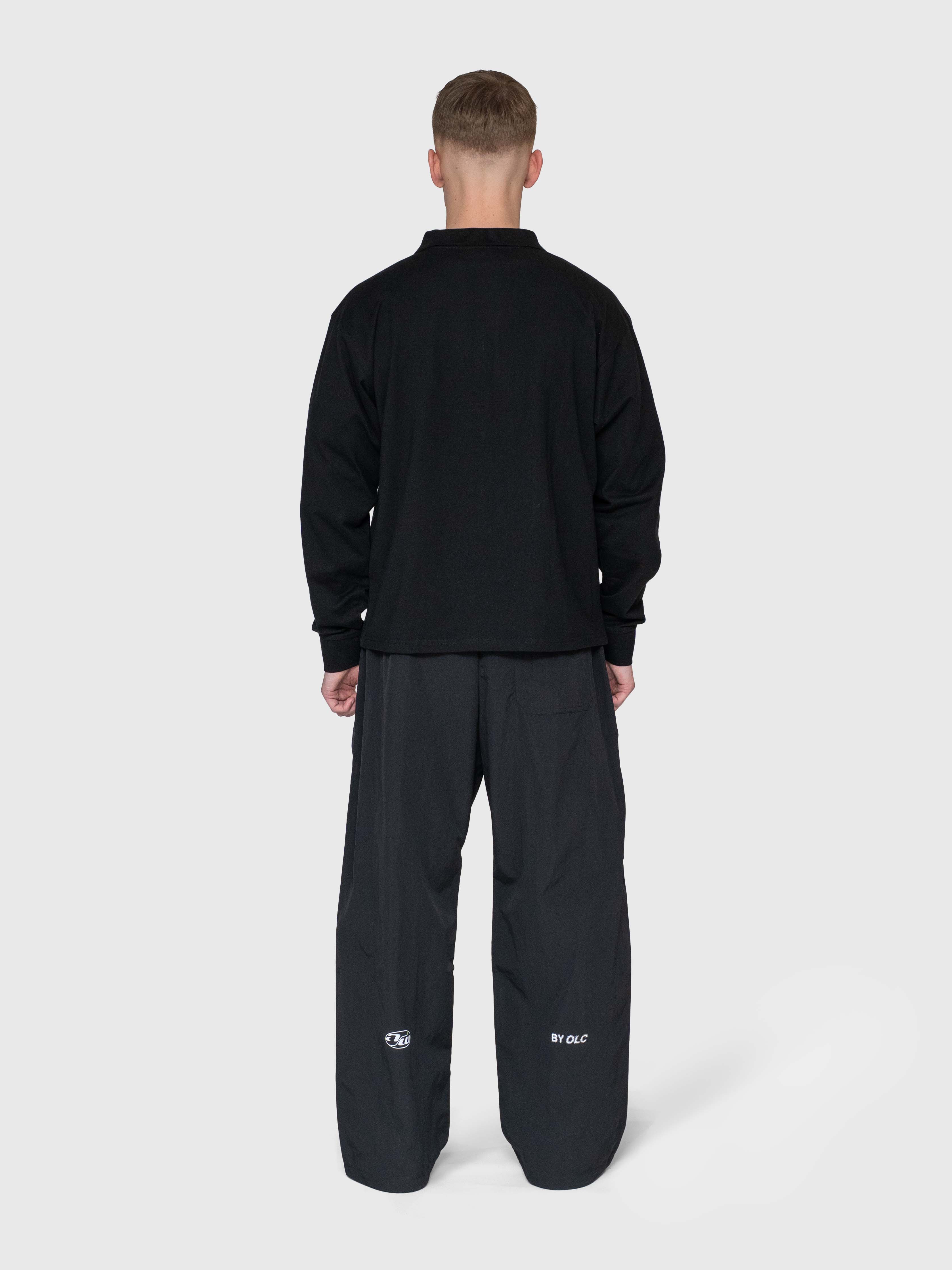 AW Parachute Pants - Black/Reflective
