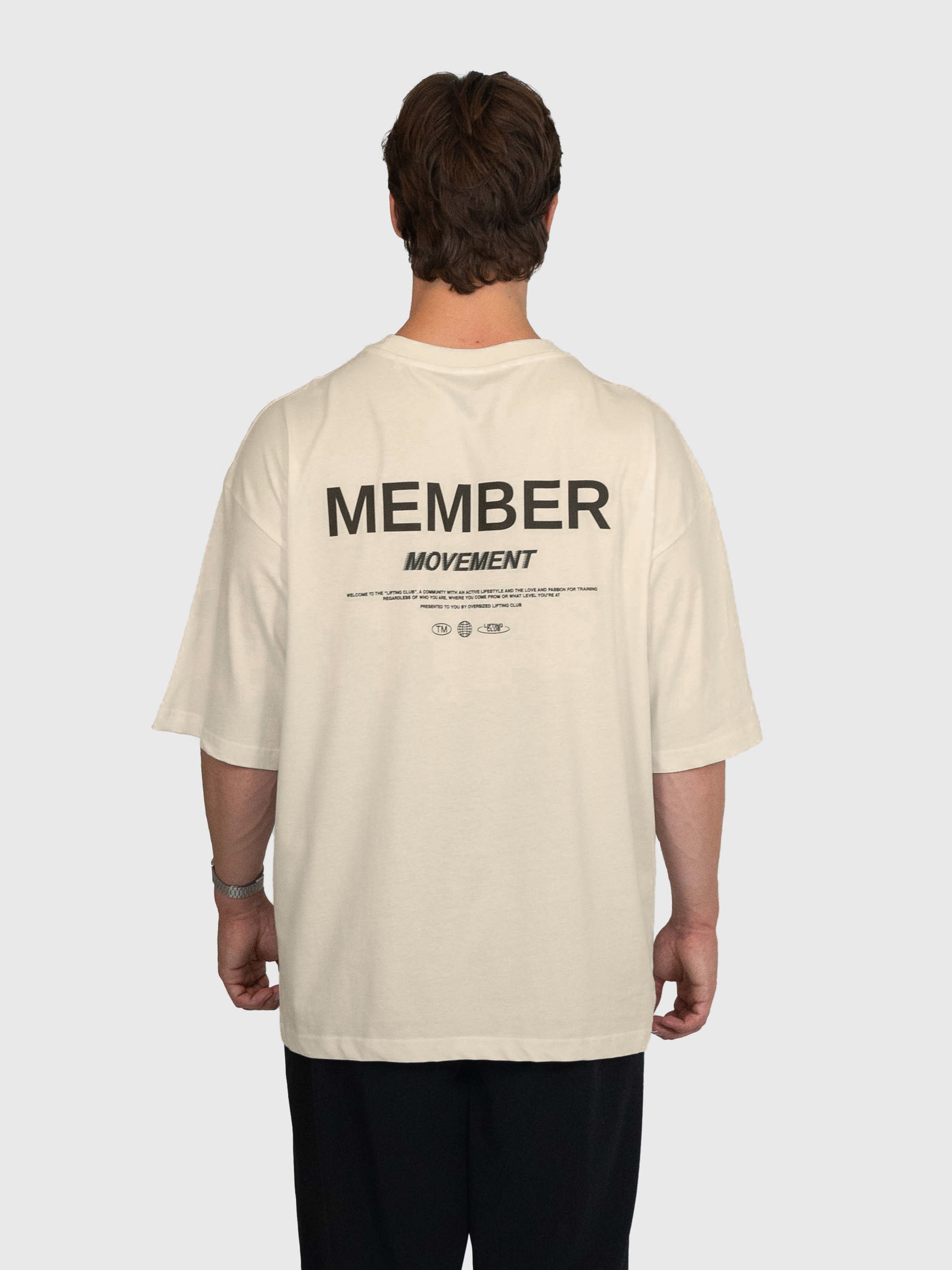 Member Box Tee - Beige/Brown