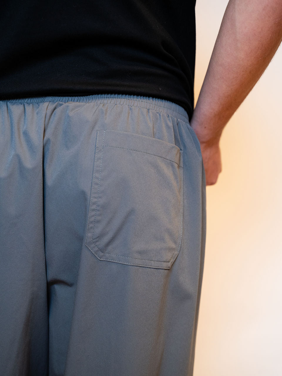 PRE-SALE: Confidence Tech Pants - Charcoal Grey/White