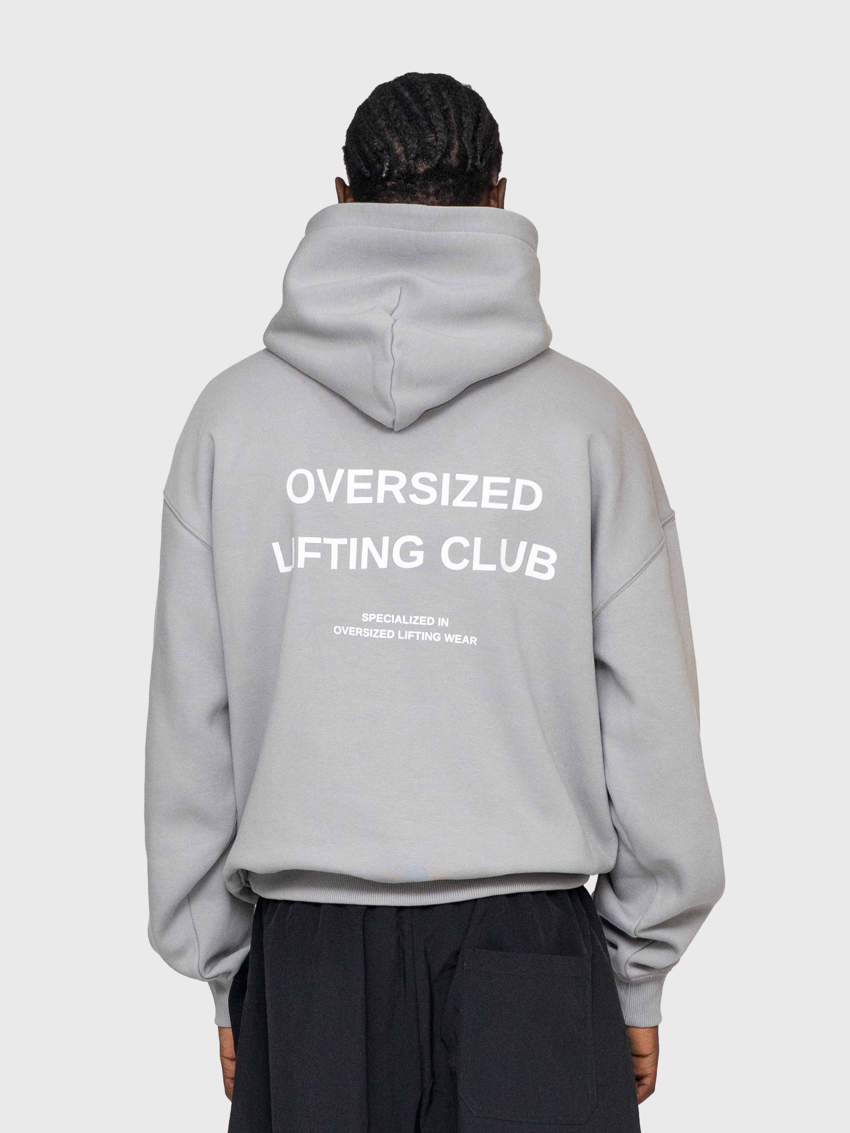 Confidence Hoodie - Neutral Grey/White