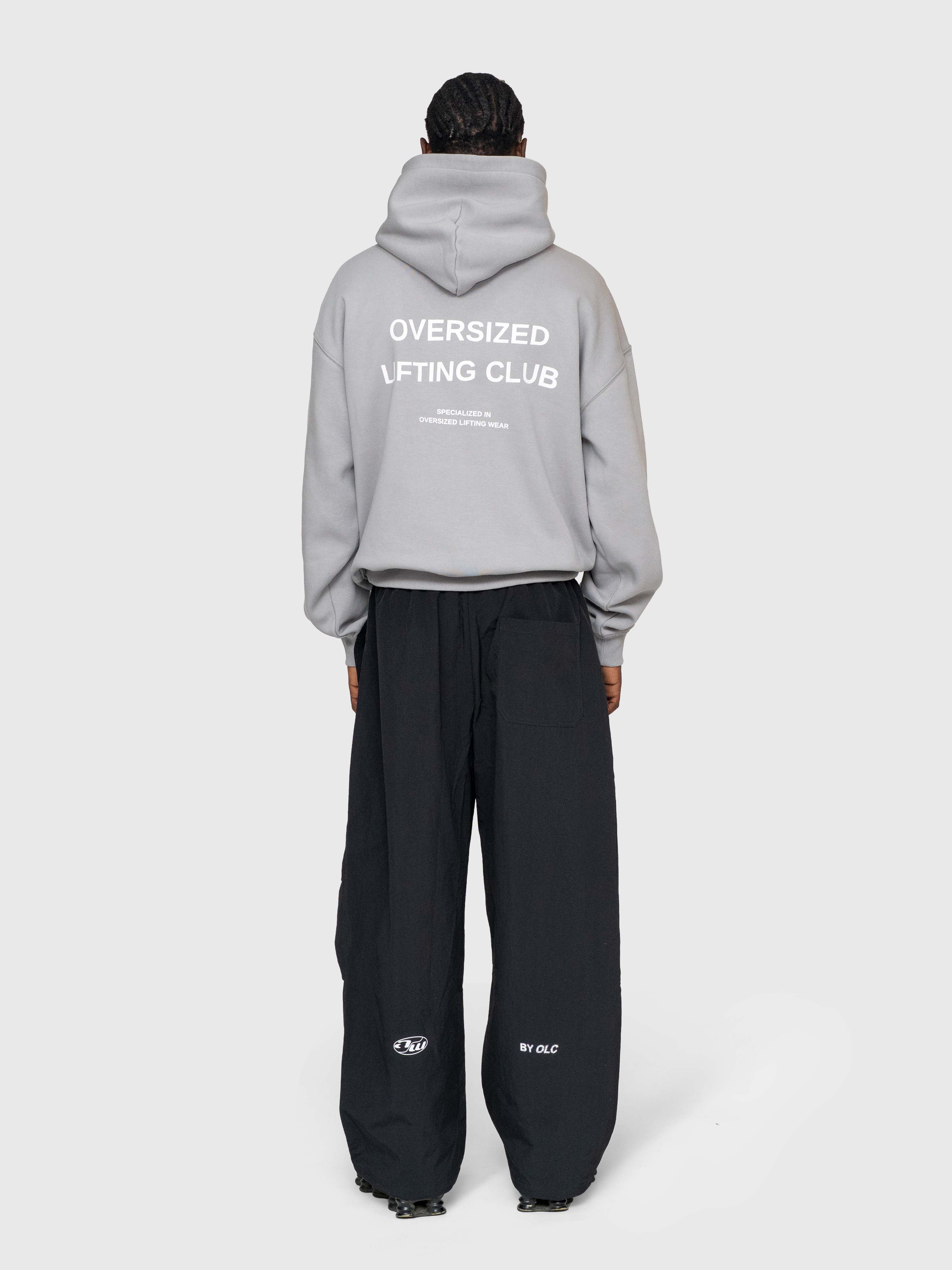 Confidence Hoodie - Neutral Grey/White