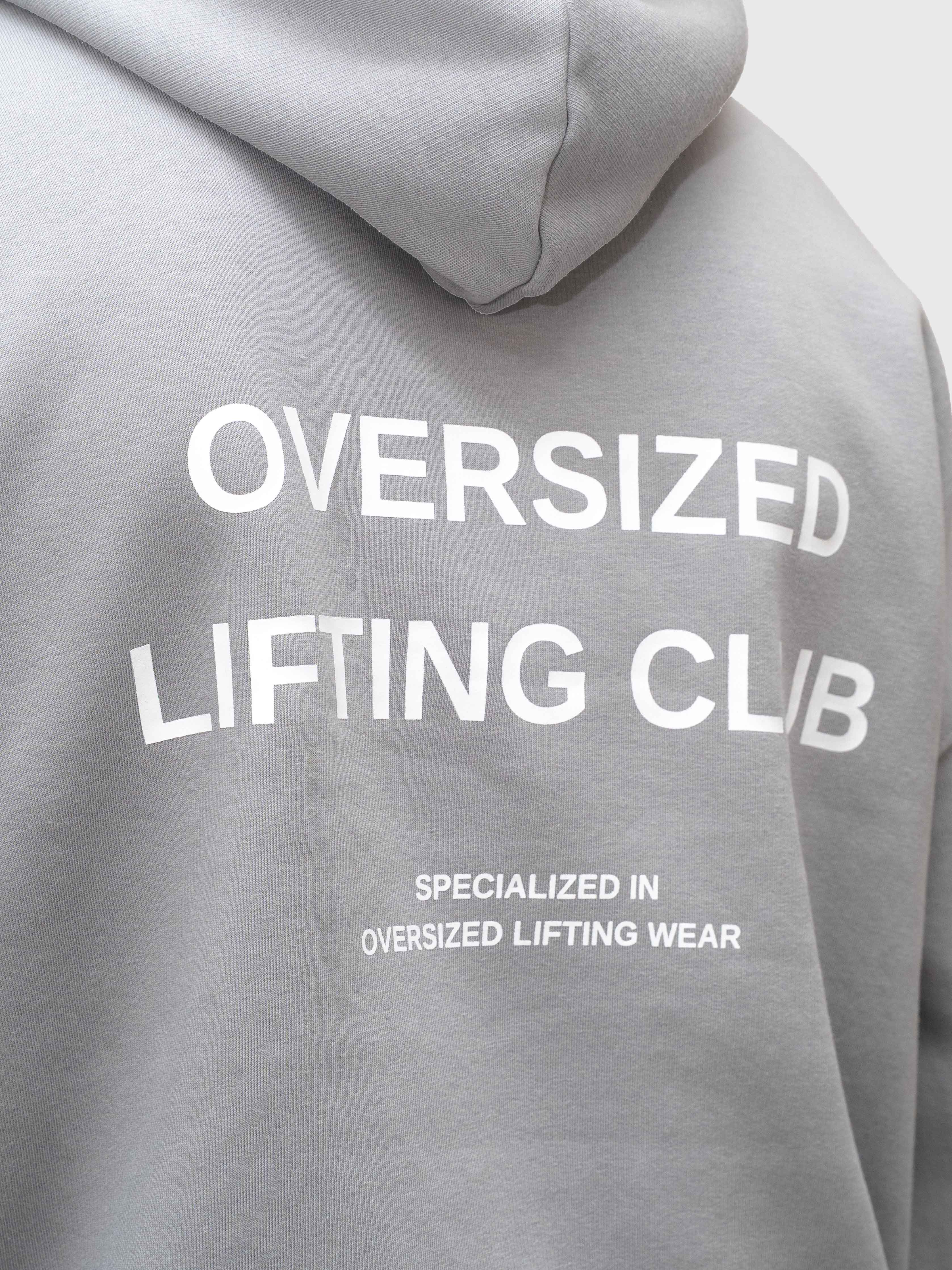 Confidence Hoodie - Neutral Grey/White